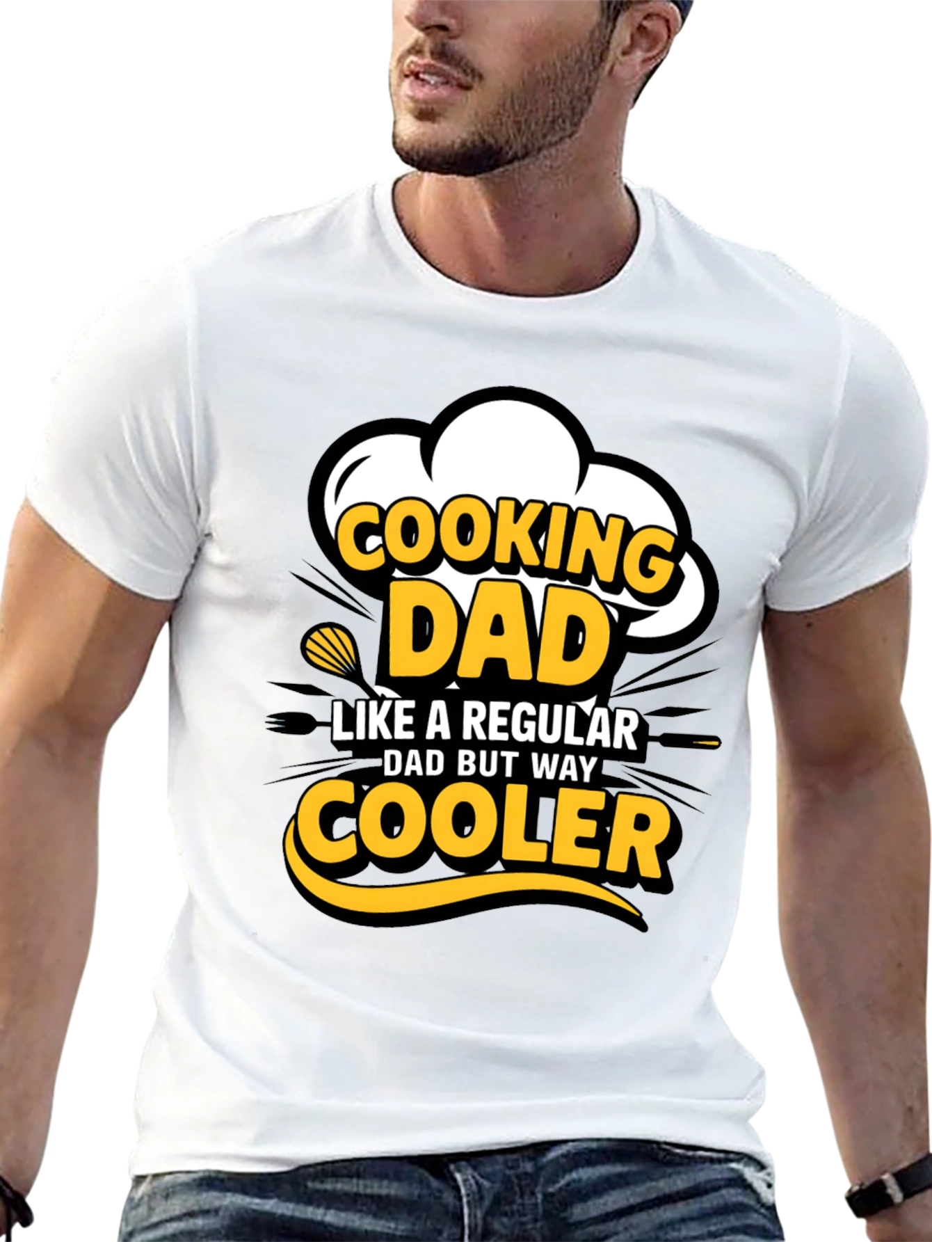 Cooking Dad T-Shirt - Cooler Chef Dad Tee