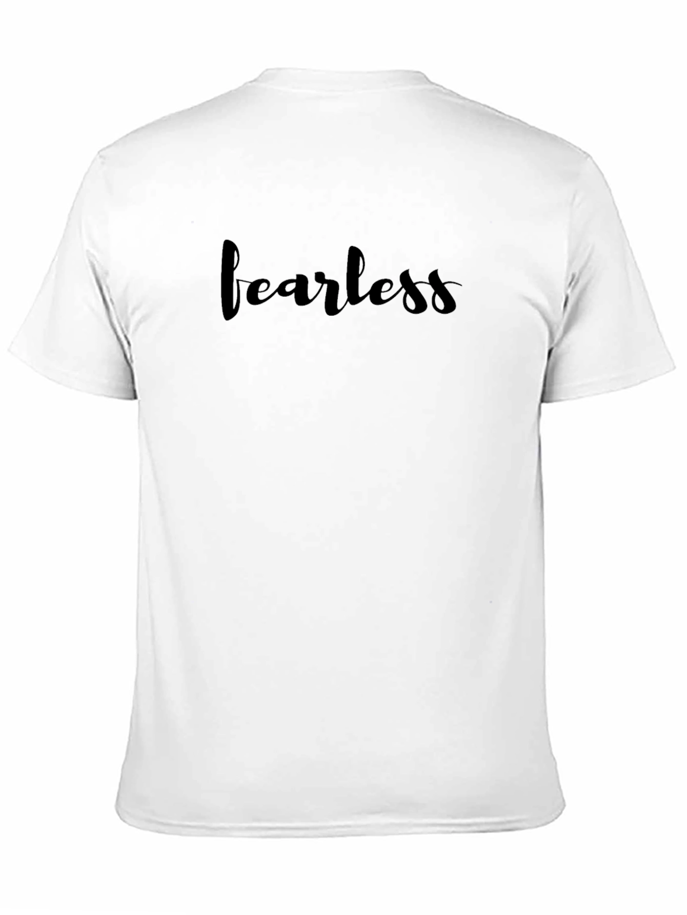 Fearless Black Graphic Tee - Mens Casual Style