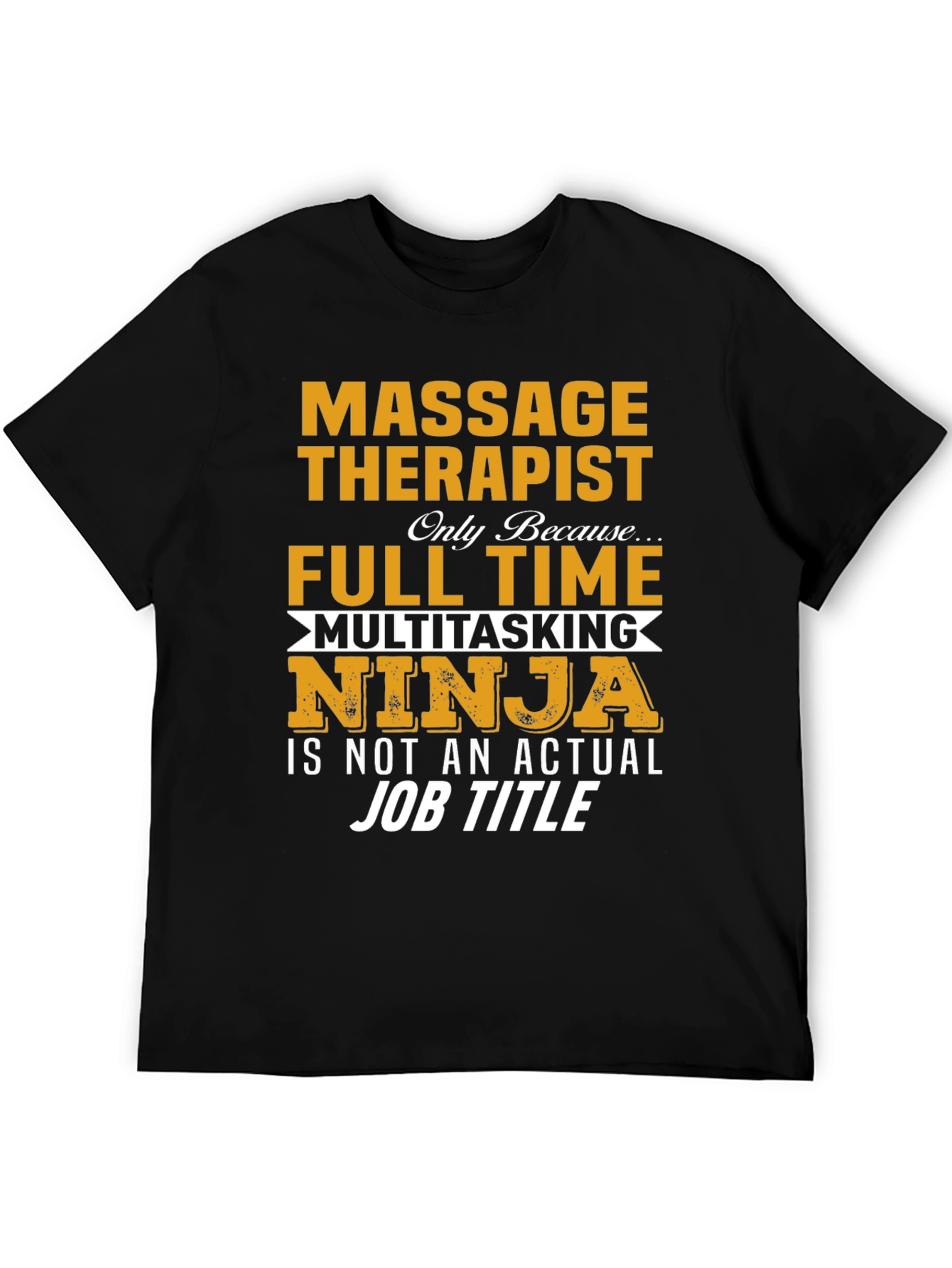 Massage Therapist Ninja T-Shirt