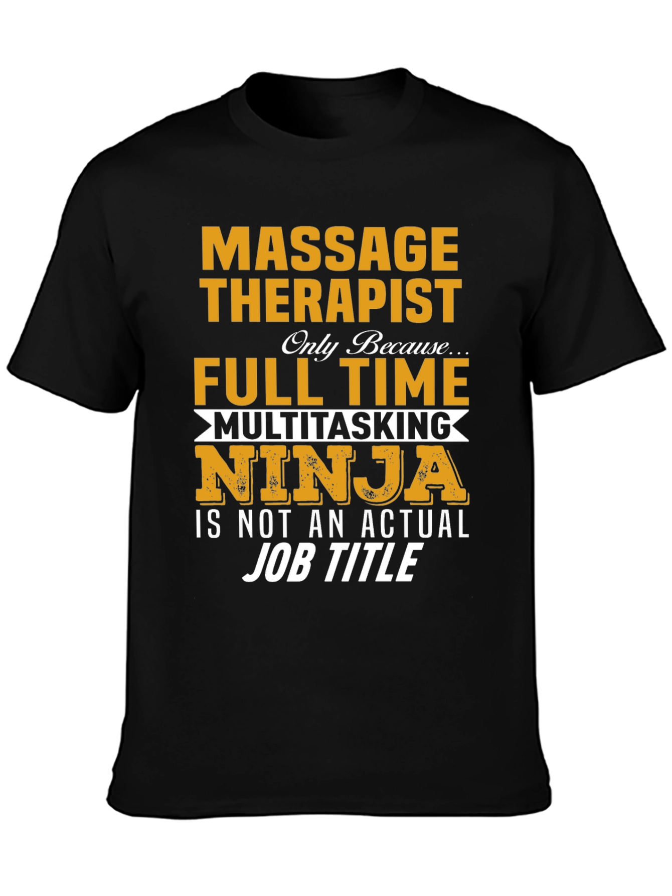 Massage Therapist Ninja T-Shirt