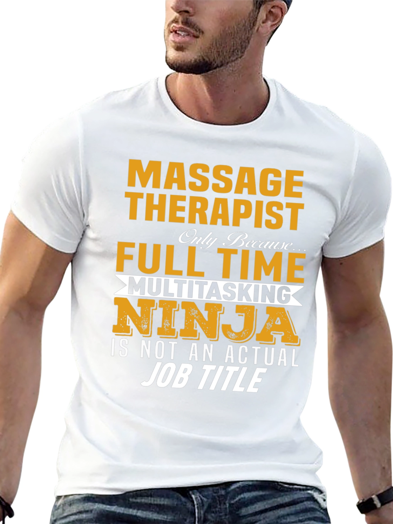 Massage Therapist Ninja T-Shirt