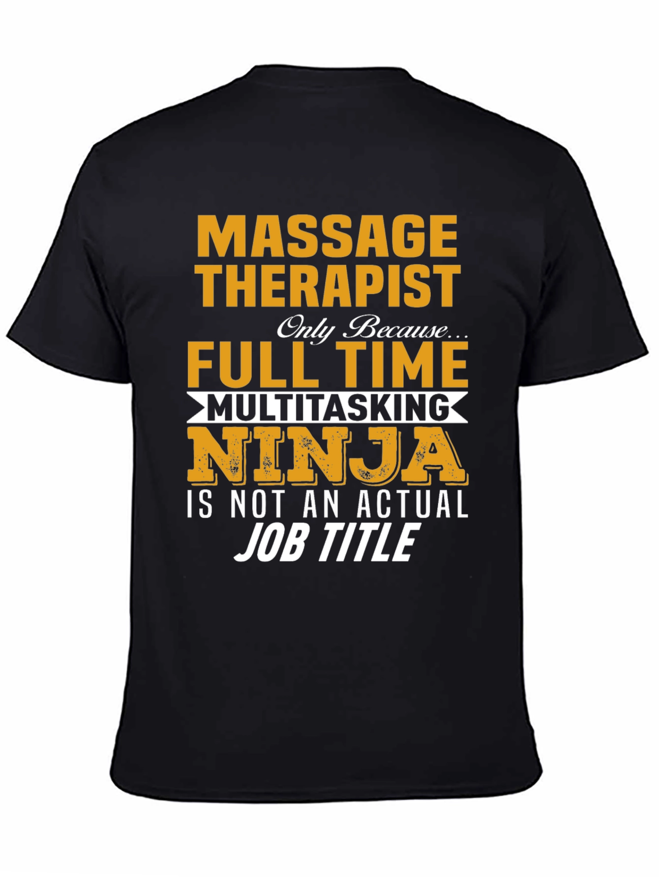Massage Therapist Ninja T-Shirt