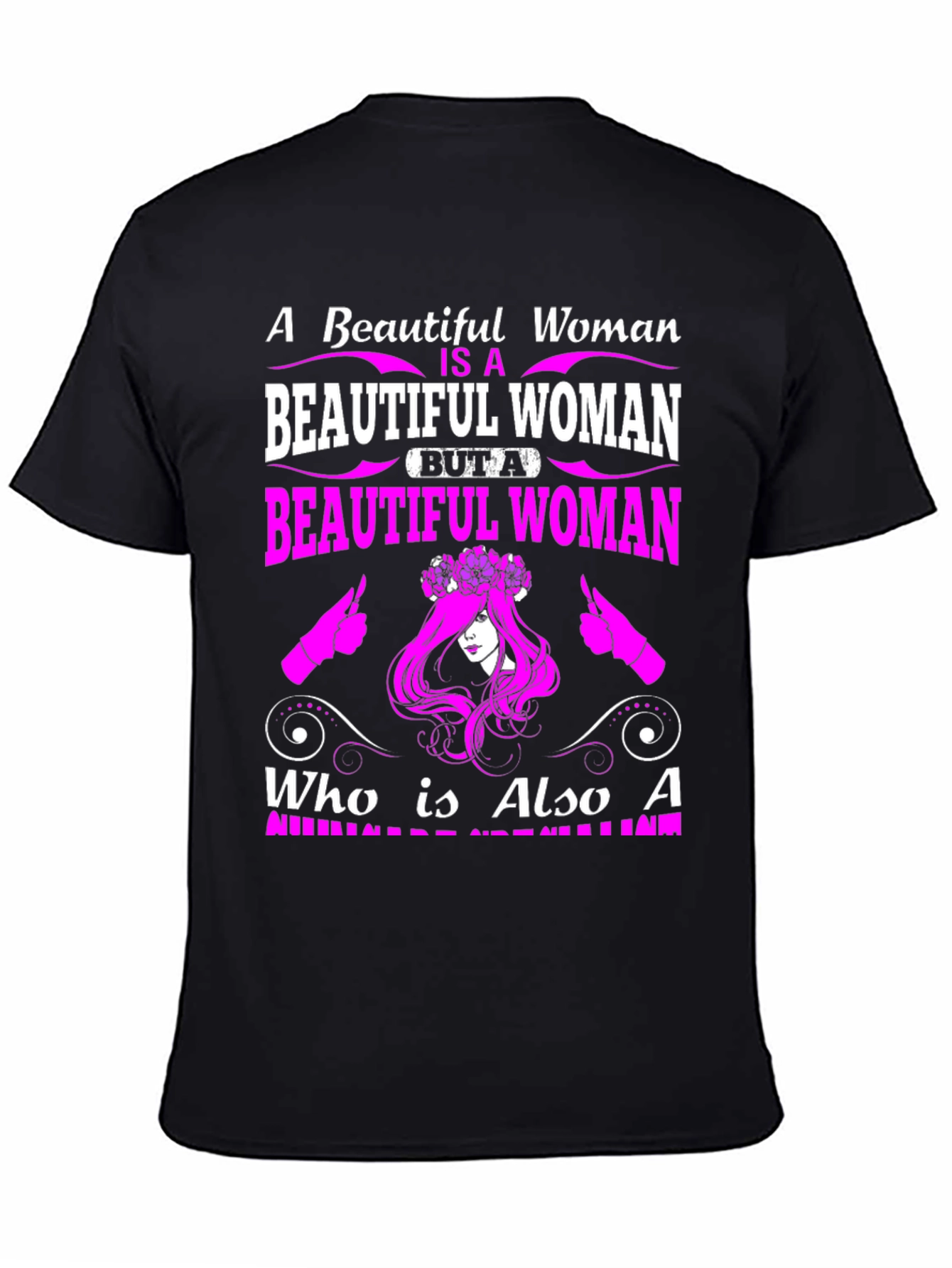Beautiful Woman Graphic Tee - Premium Quality