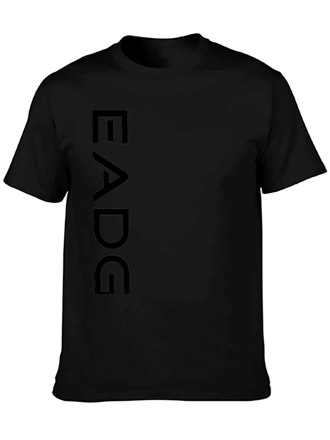 EADG Graphic Print Black T-Shirt