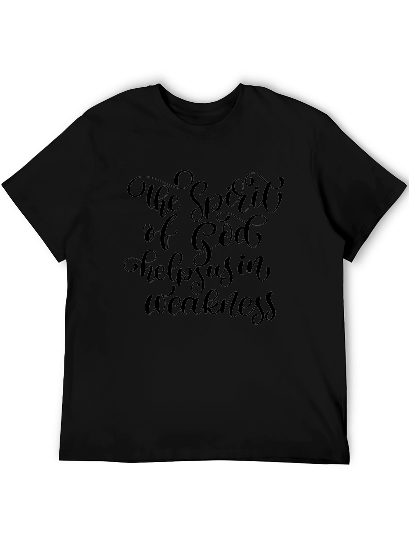 Faith Inspired Tee: Spirit of God Helps Us