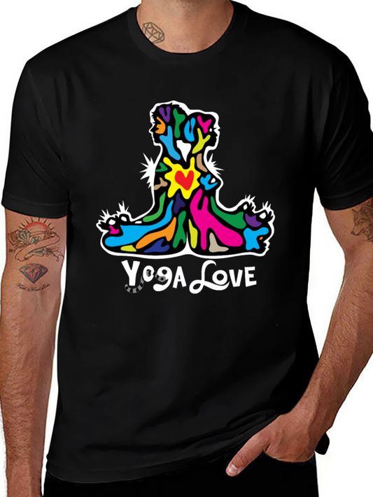 Yoga Love Graphic Tee - Unisex Comfort
