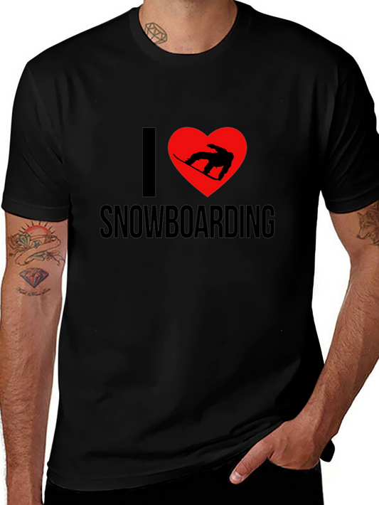I Heart Snowboarding T-Shirt