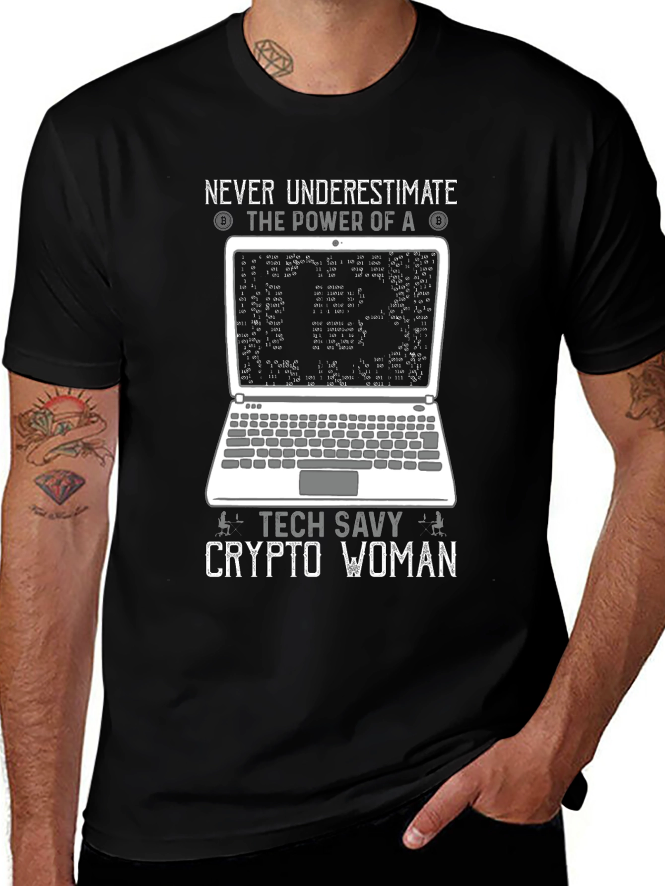 Tech Savvy Crypto Woman T-Shirt