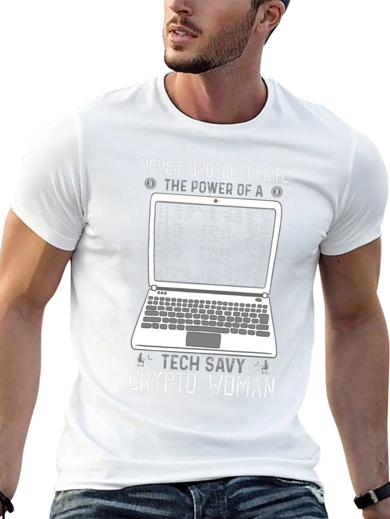 Tech Savvy Crypto Woman T-Shirt