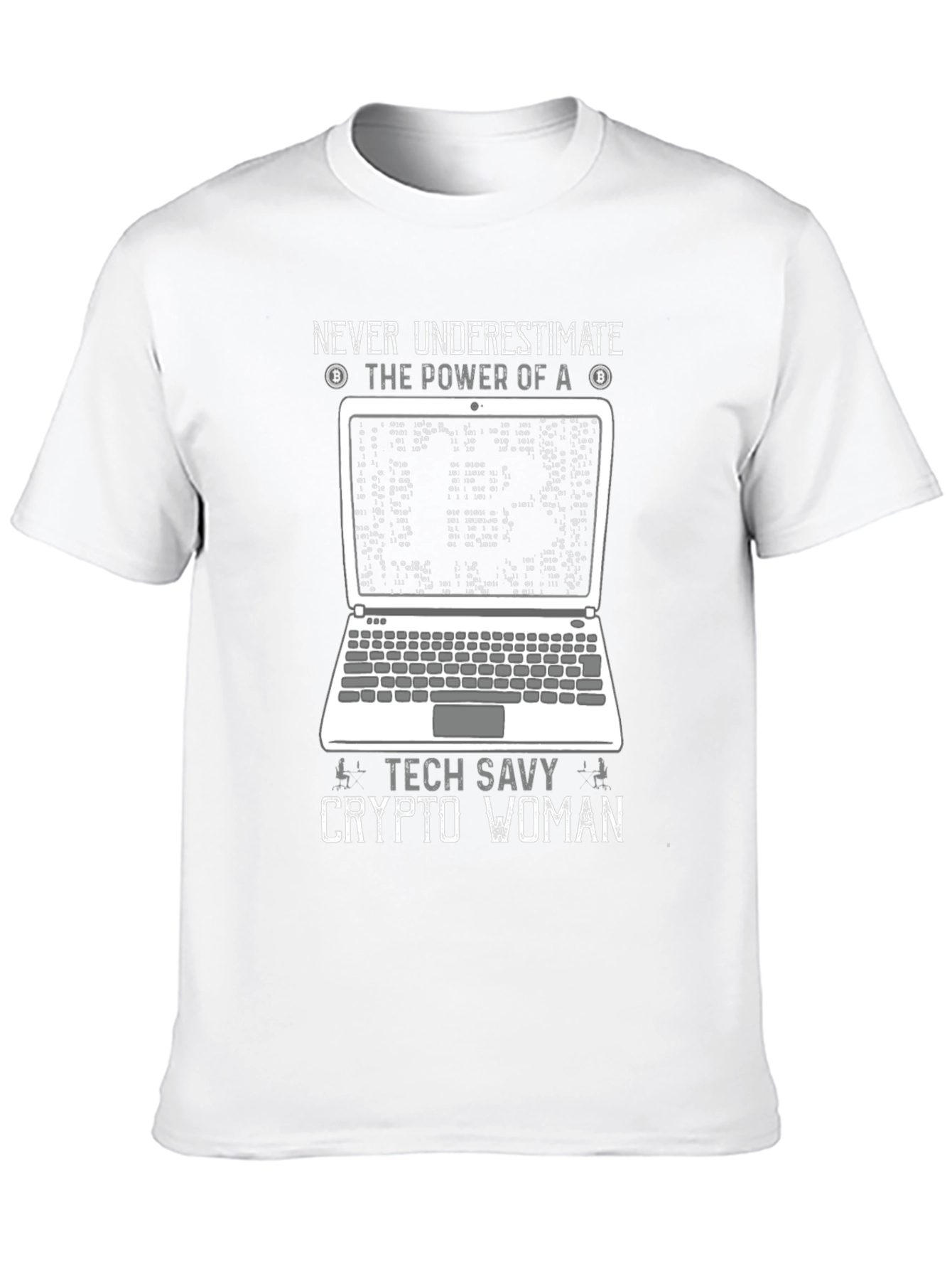 Tech Savvy Crypto Woman T-Shirt