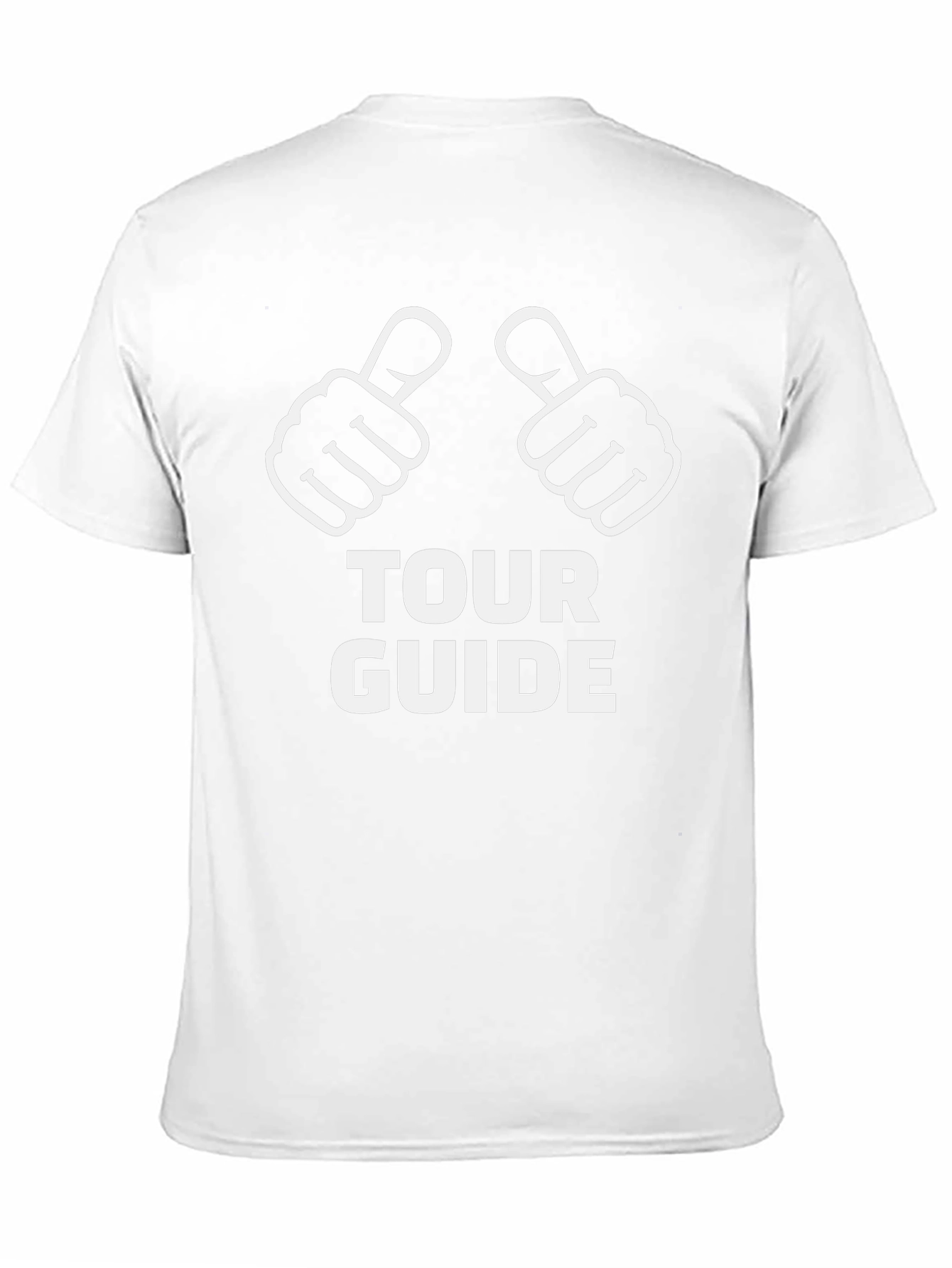 Tour Guide Graphic T-Shirt - Novelty Humor Design