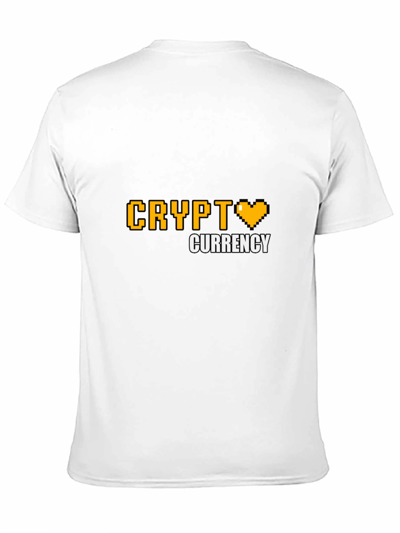 Crypto Currency Pixel Art T-Shirt - Black