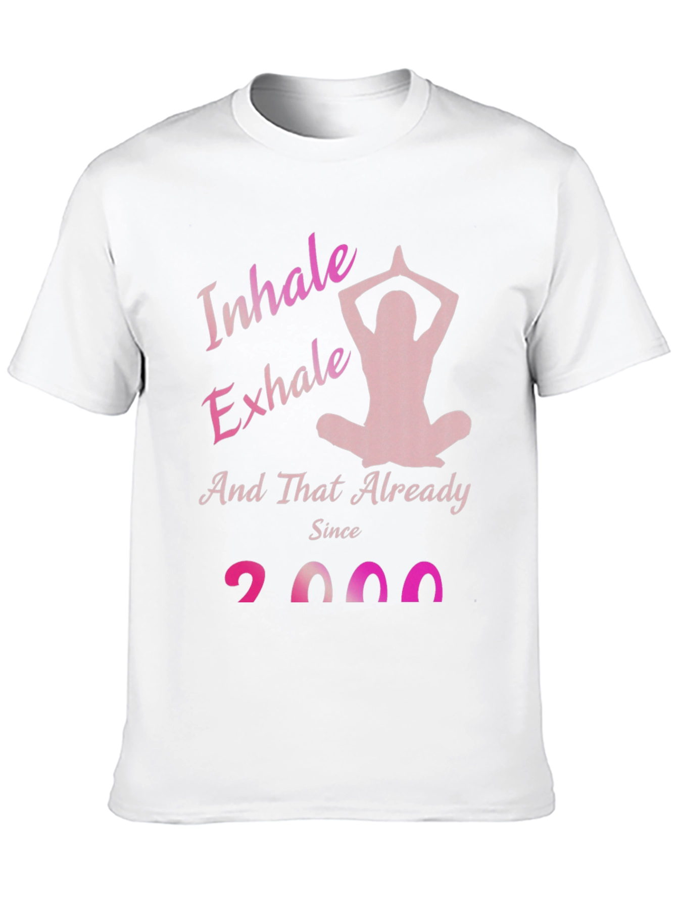 Inhale Exhale Yoga Pose T-Shirt - Since 2000