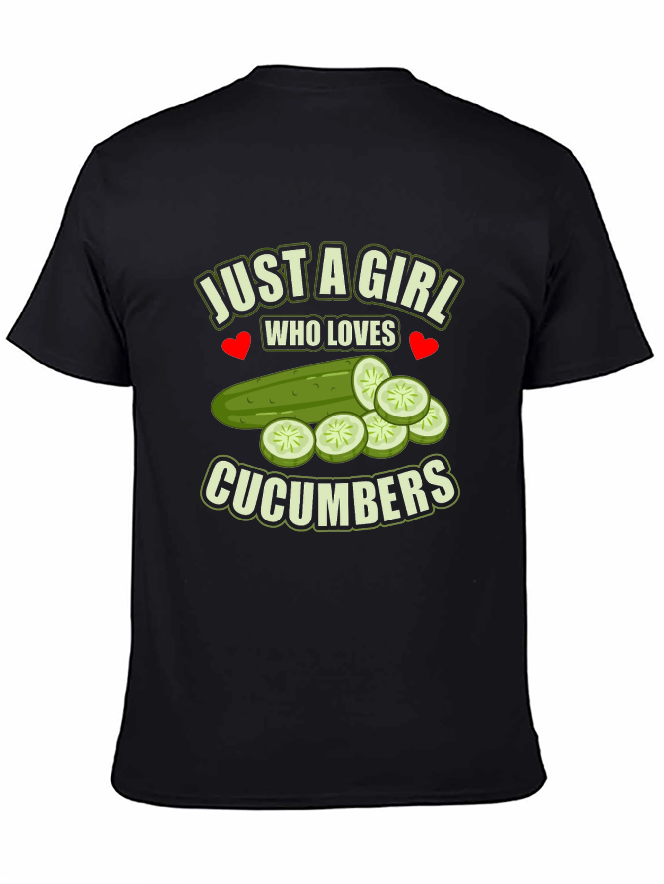 Just a Girl Who Loves Cucumbers T-Shirt