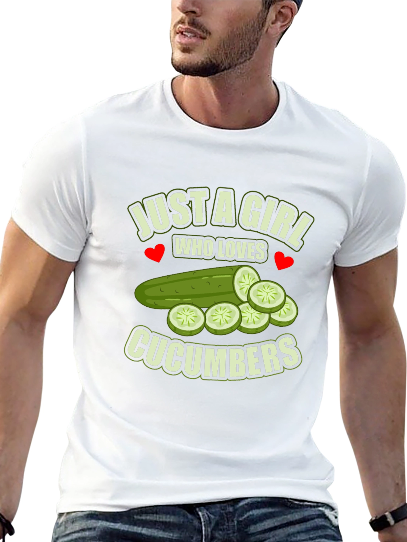 Just a Girl Who Loves Cucumbers T-Shirt