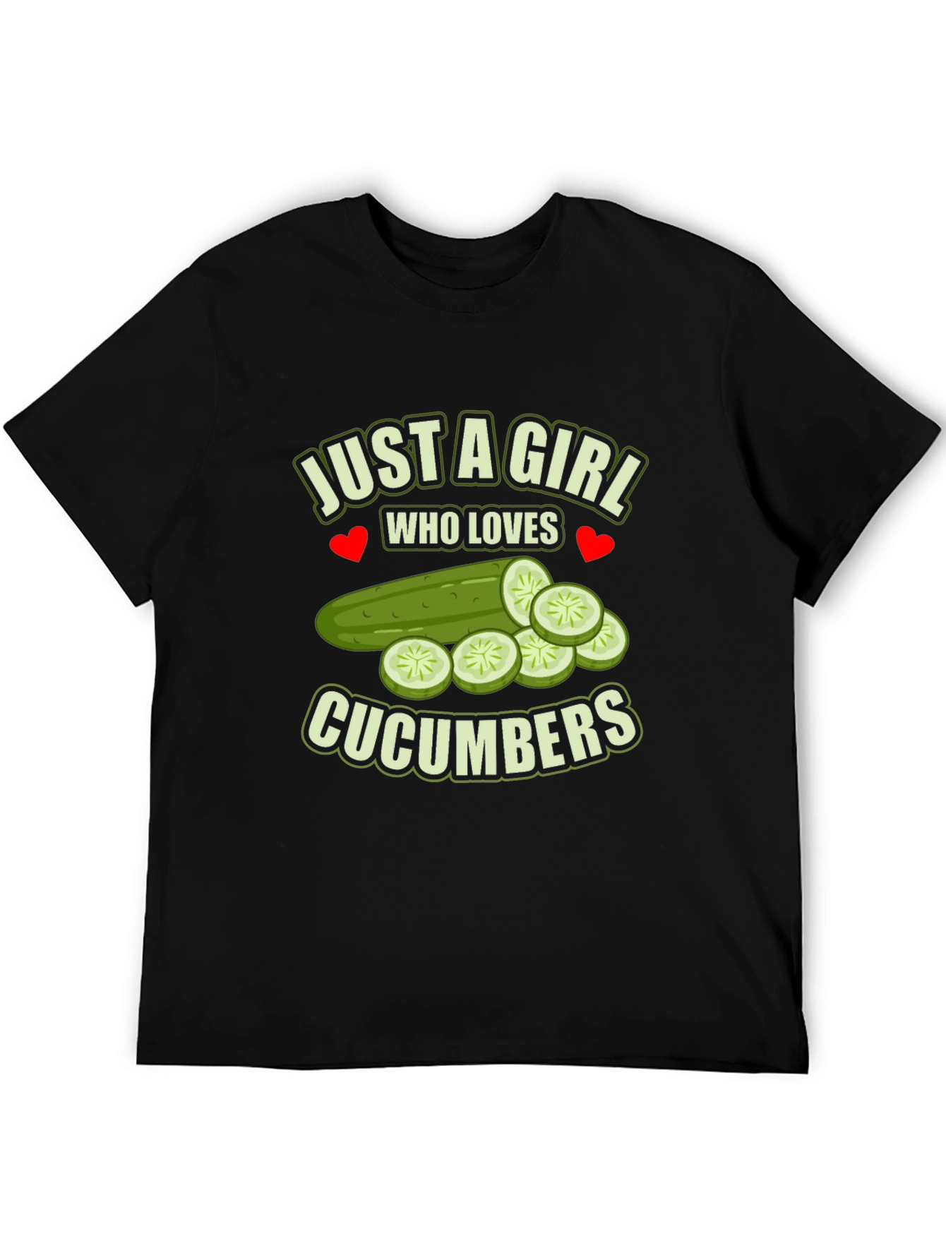 Just a Girl Who Loves Cucumbers T-Shirt