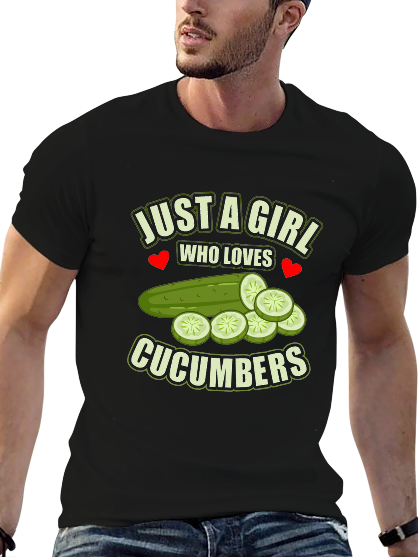 Just a Girl Who Loves Cucumbers T-Shirt