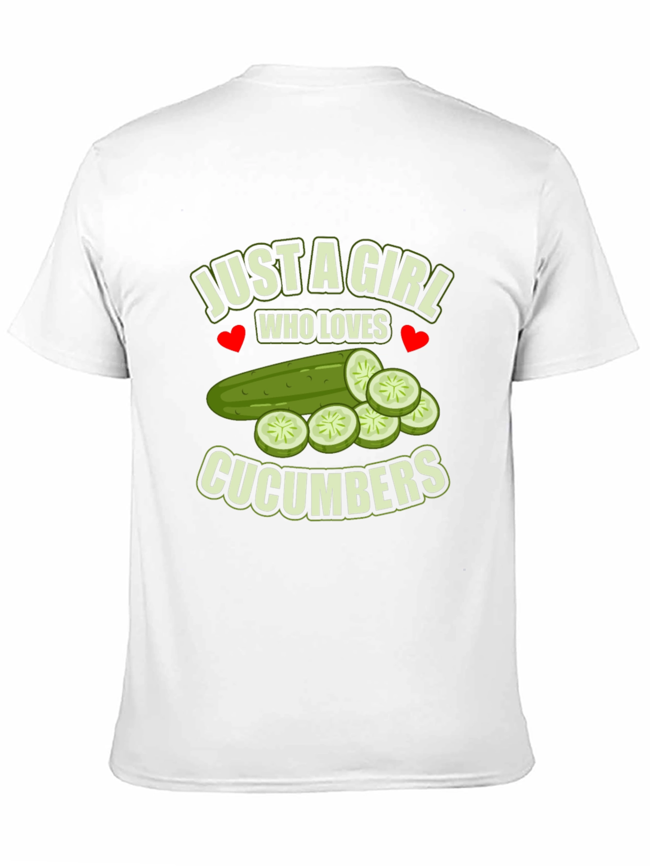 Just a Girl Who Loves Cucumbers T-Shirt