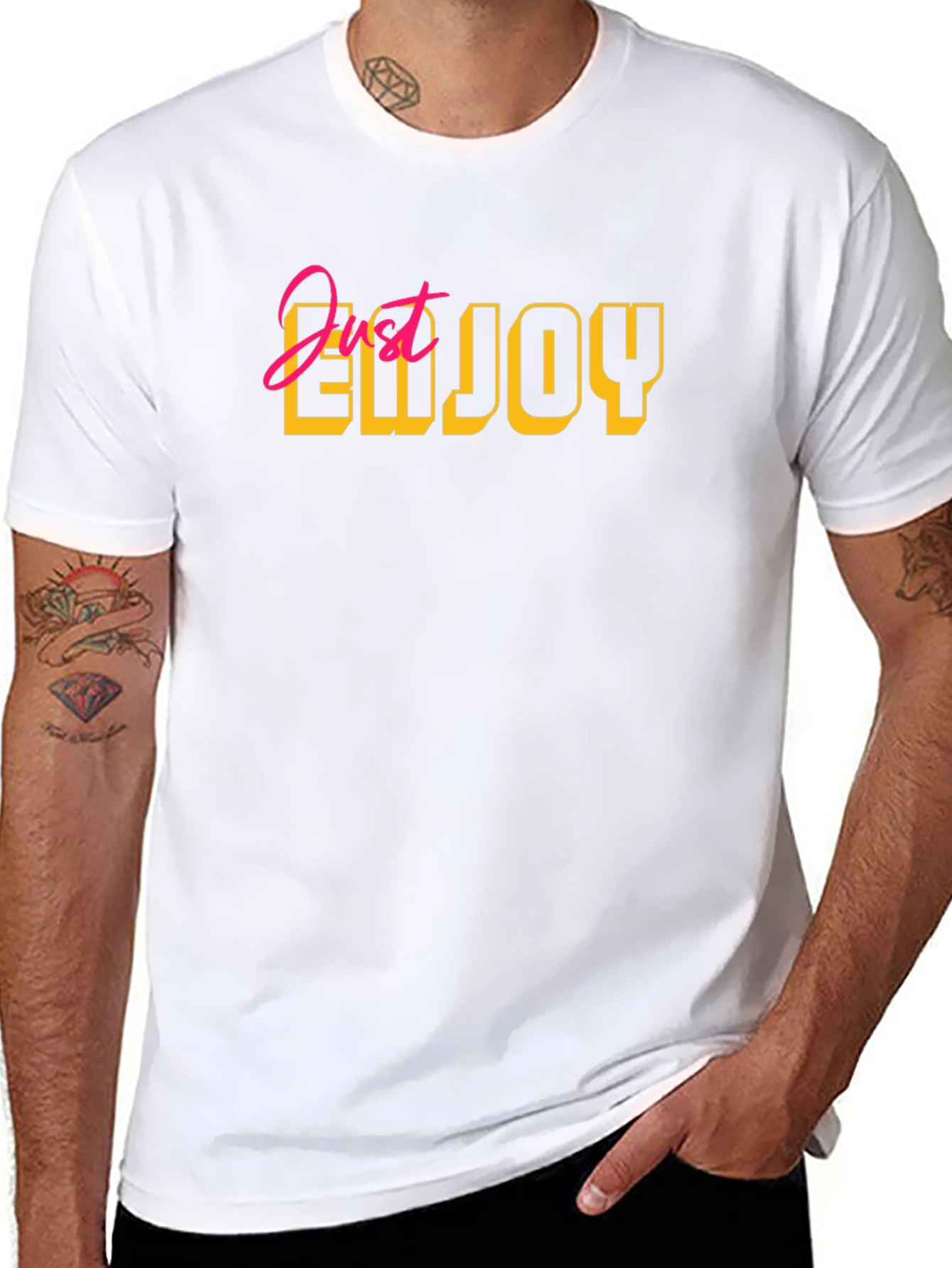 Just Enjoy Graphic Tee - Relaxed Fit