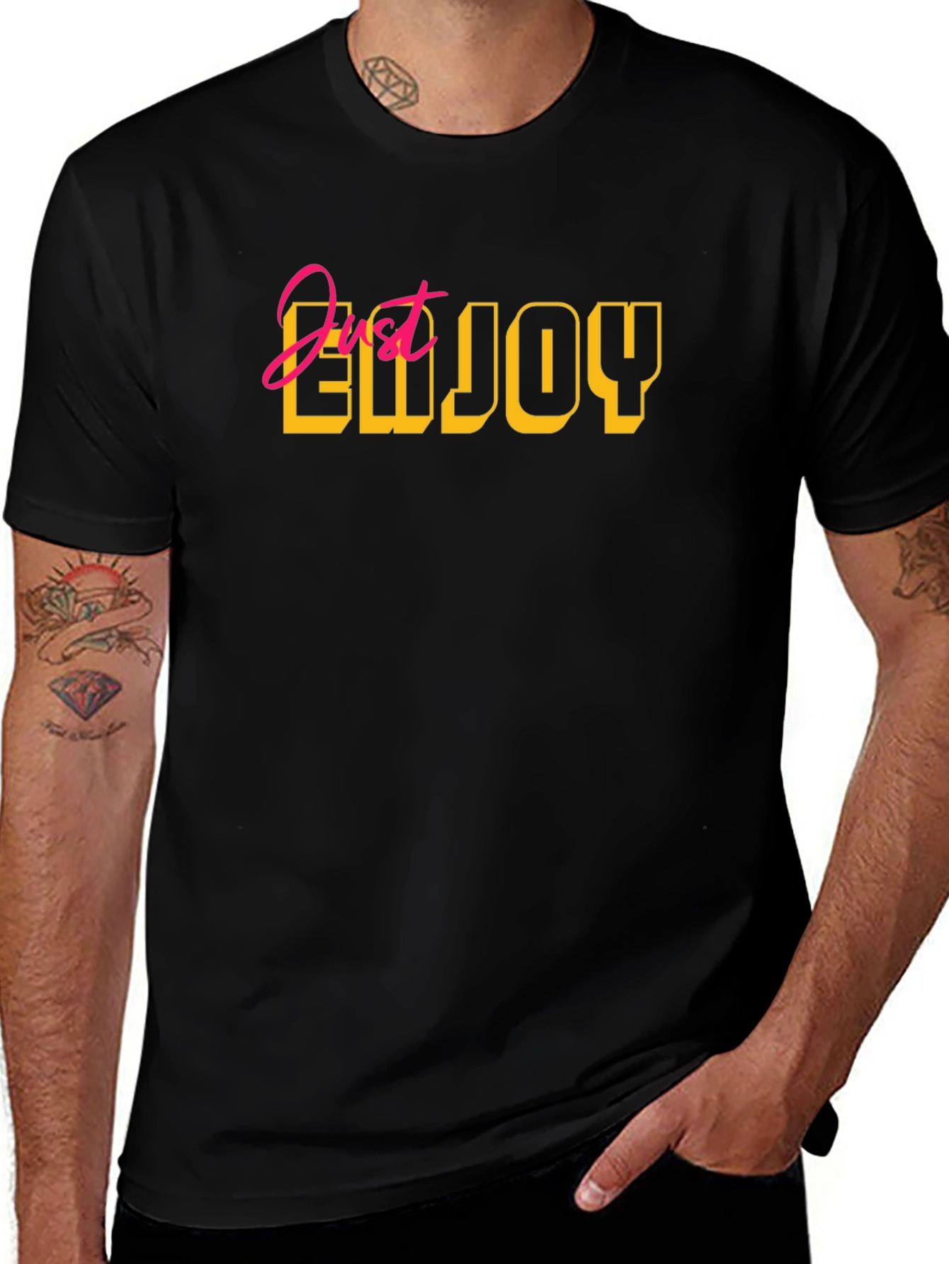 Just Enjoy Graphic Tee - Relaxed Fit