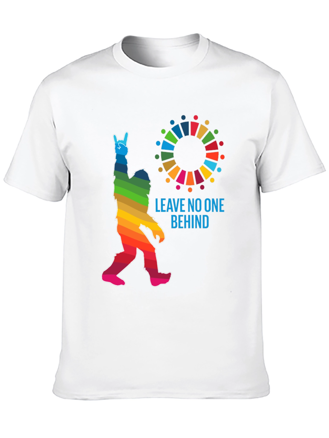 Leave No One Behind Bigfoot Graphic Tee