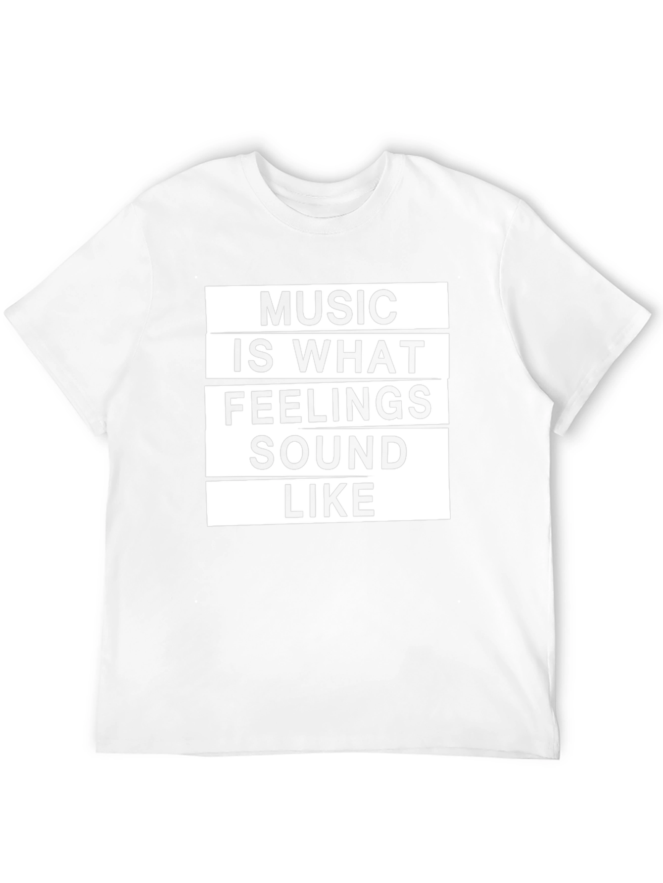 Music is What Feelings Sound Like Graphic T-Shirt