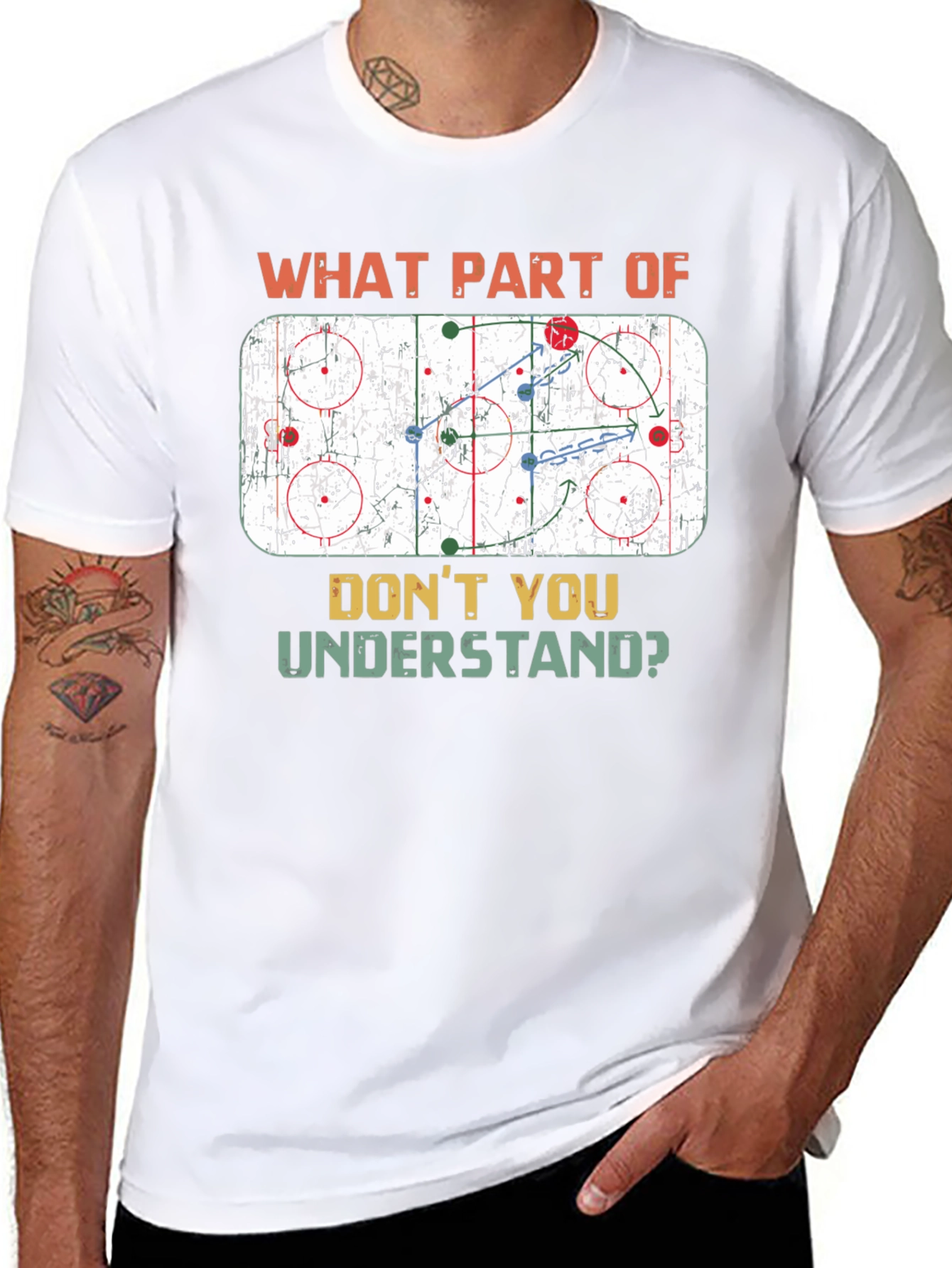 Hockey Play T-Shirt: What Part Dont You Understand?