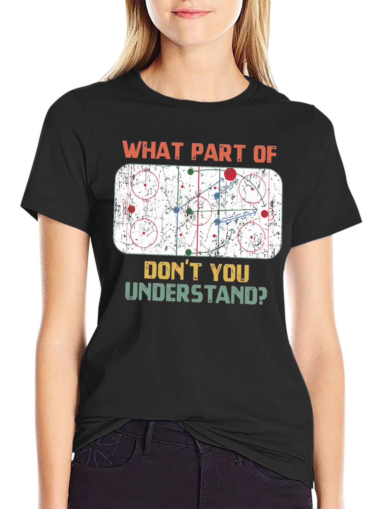 Hockey Play T-Shirt: What Part Dont You Understand?