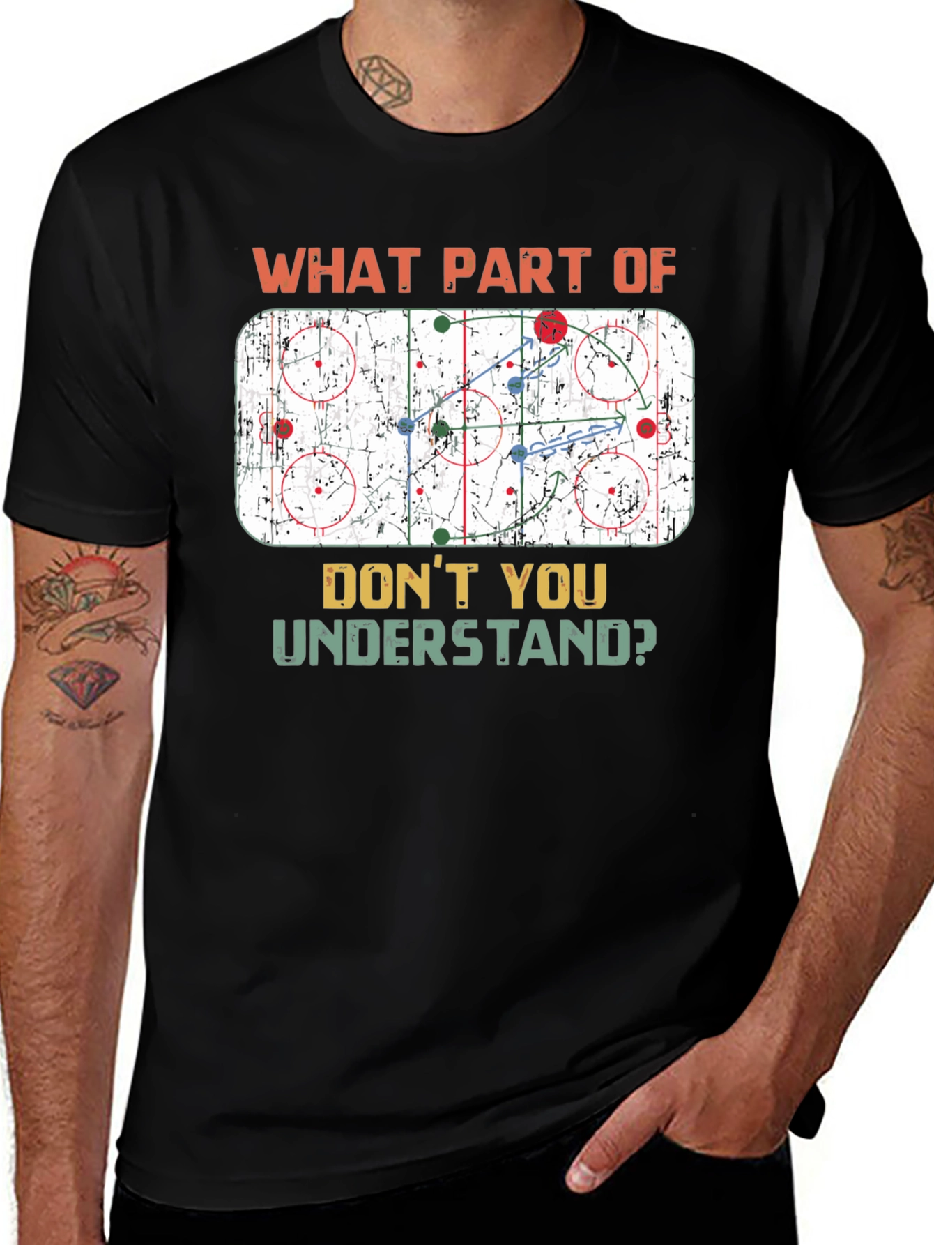 Hockey Play T-Shirt: What Part Dont You Understand?