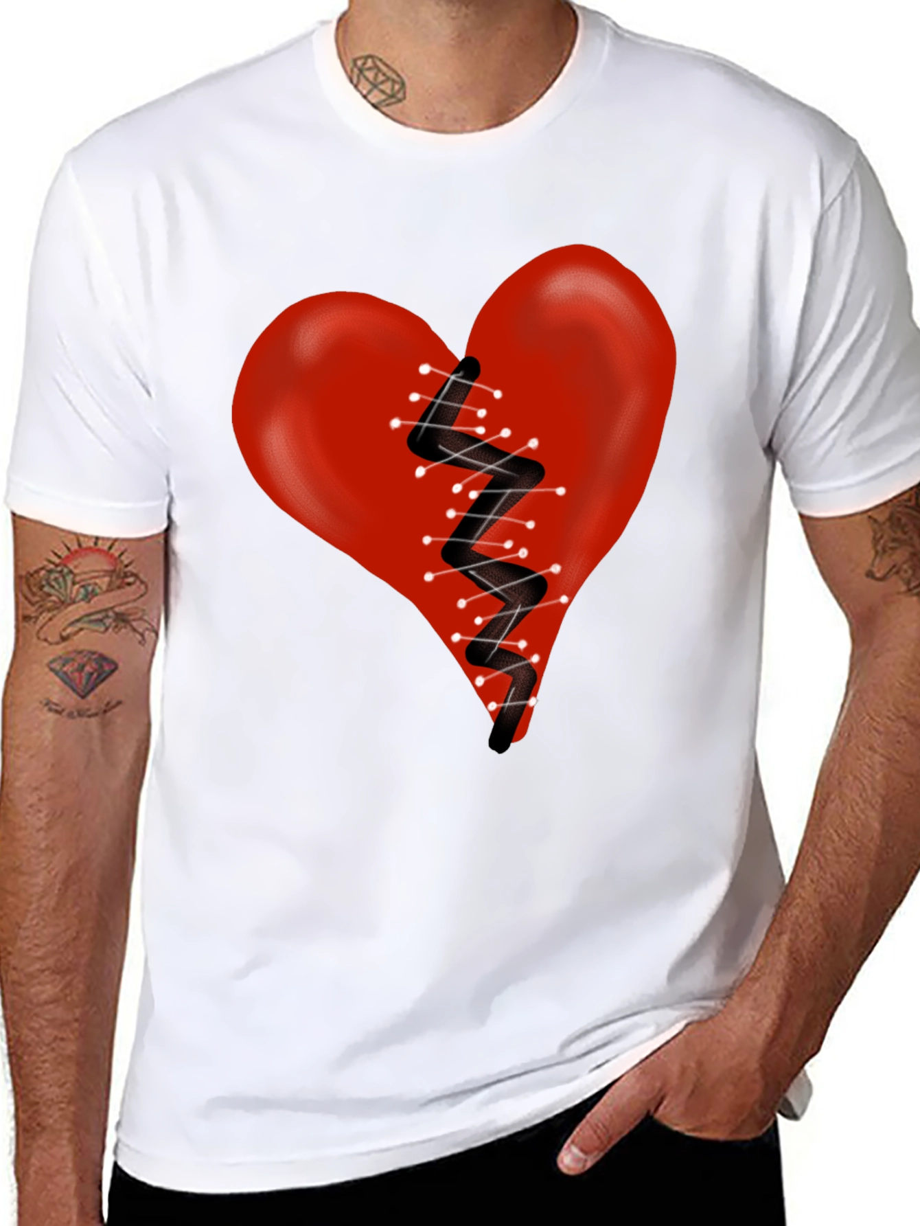 Mended Heart Graphic Tee