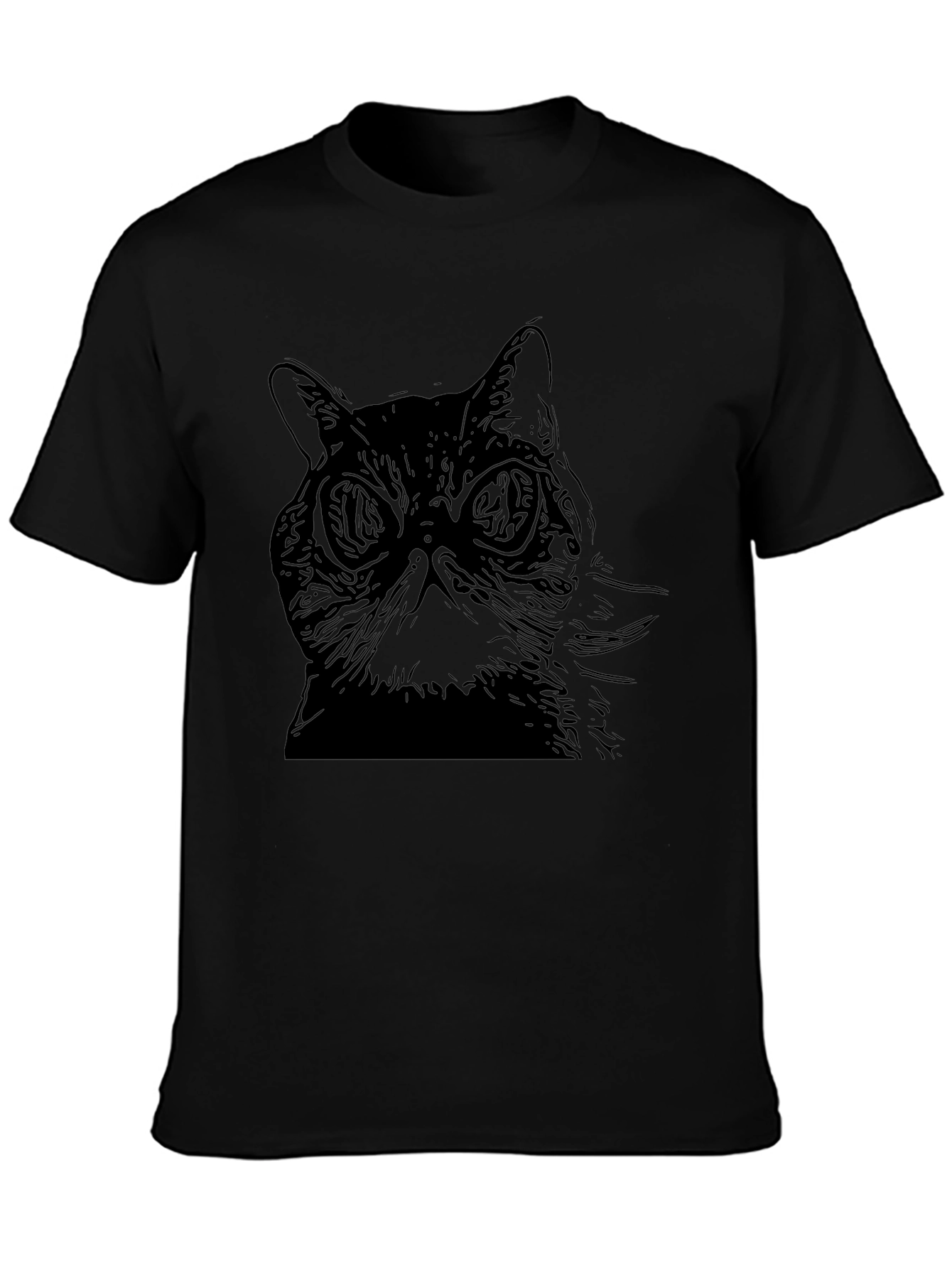 Black Cat Graphic T-Shirt