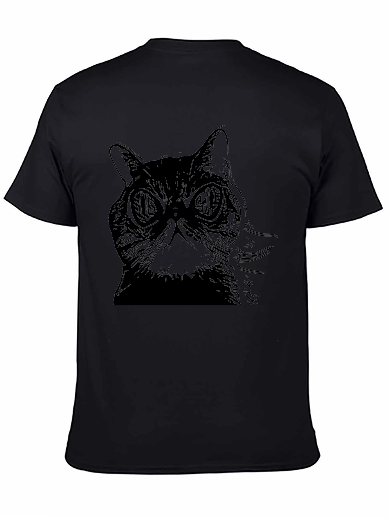 Black Cat Graphic T-Shirt