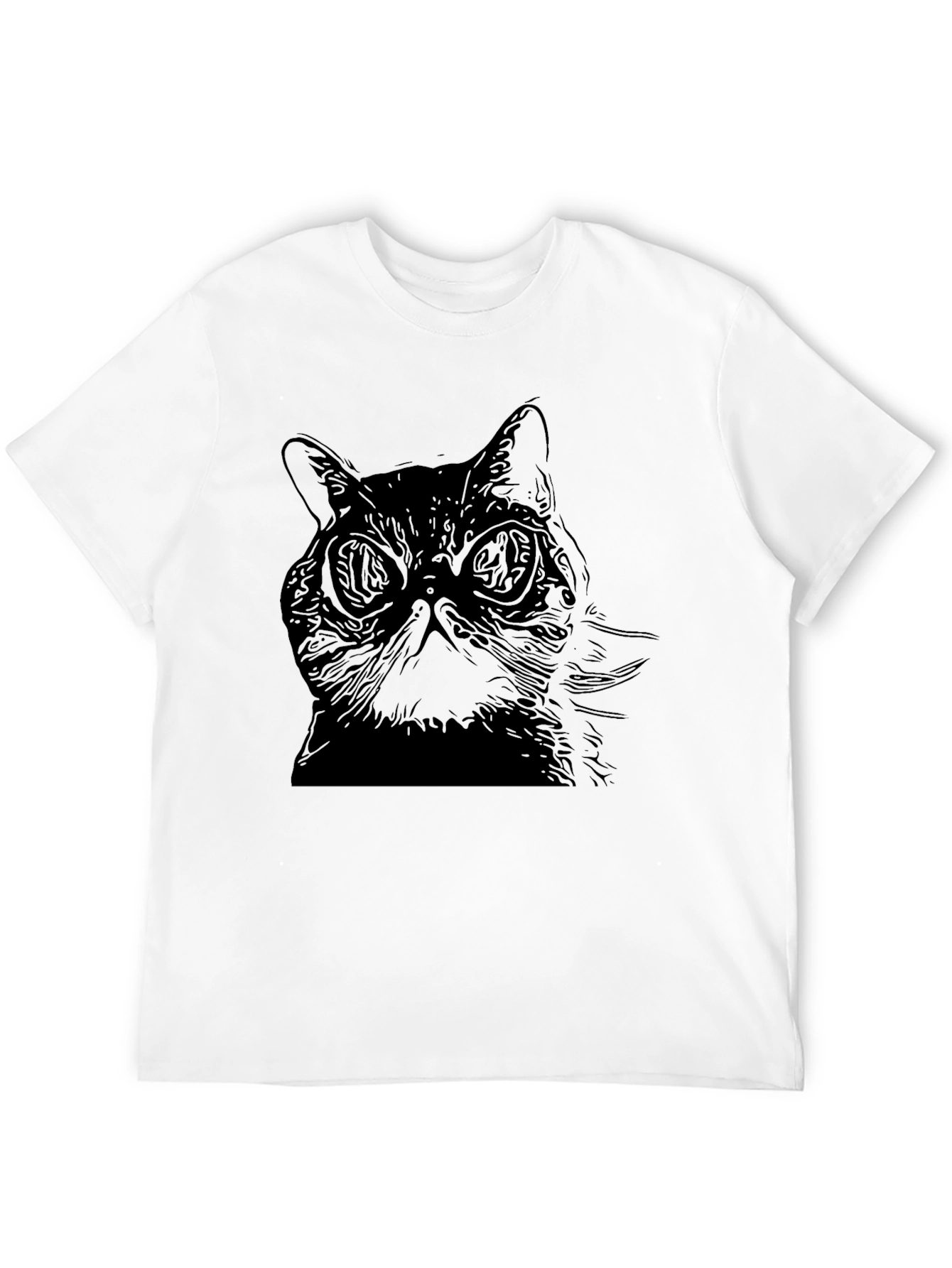 Black Cat Graphic T-Shirt