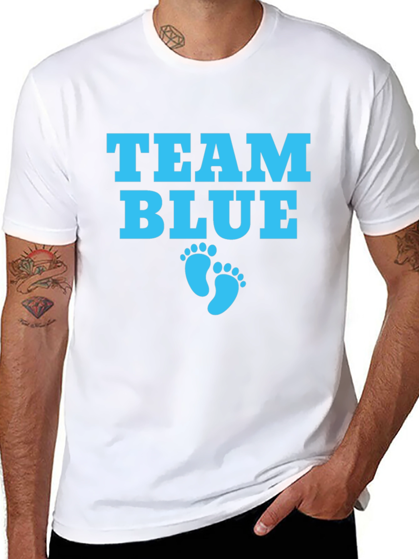 Team Blue Gender Reveal T-Shirt