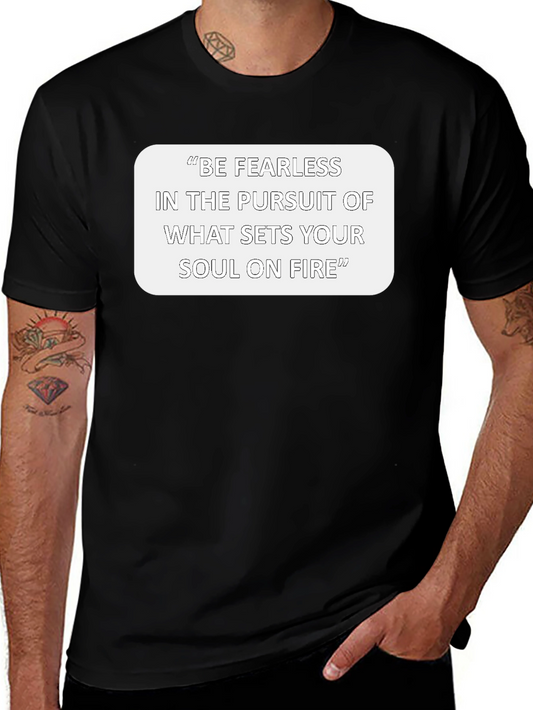 Fearless Pursuit Graphic T-Shirt - Motivational Tee