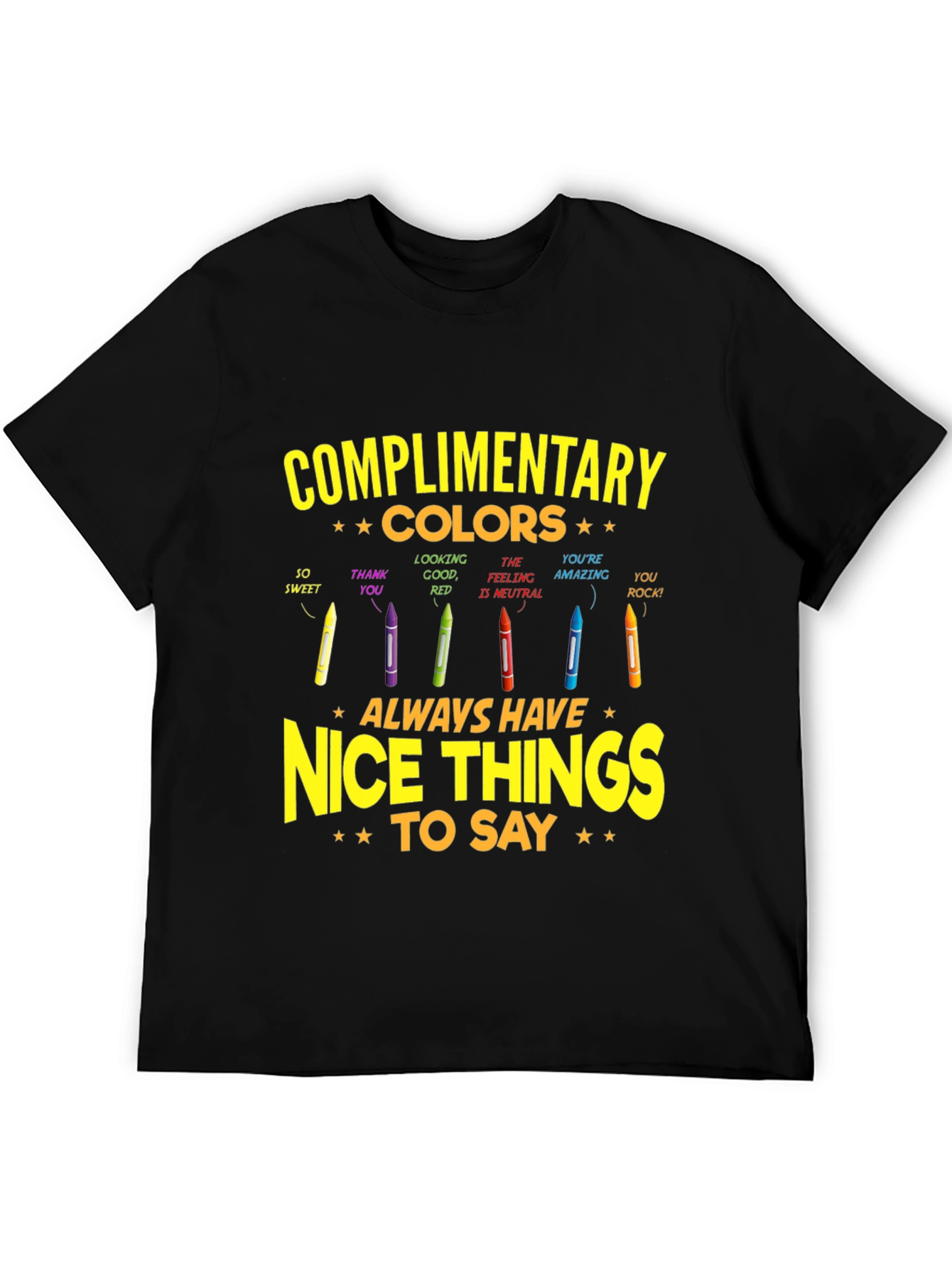 Complimentary Colors Graphic T-Shirt