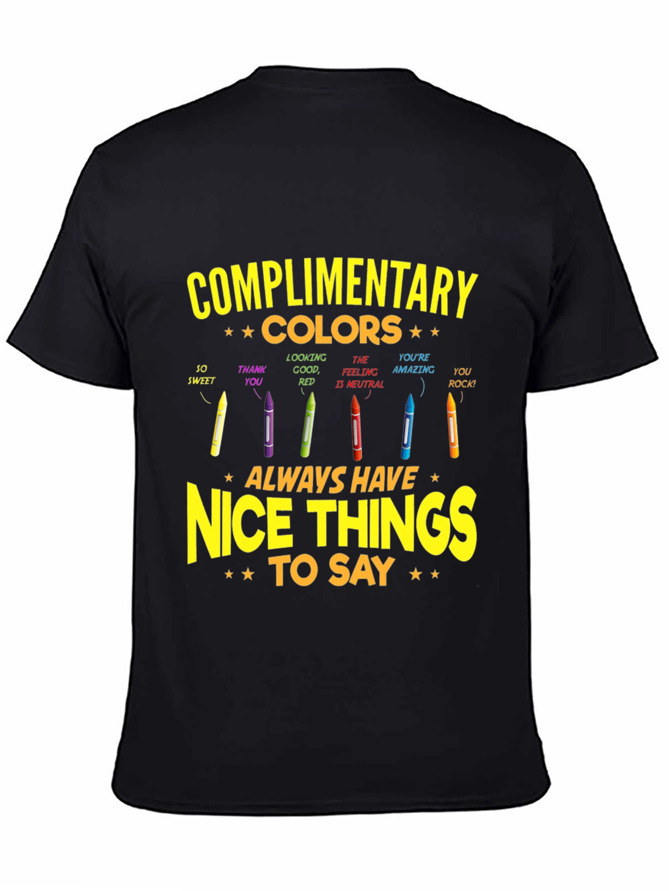 Complimentary Colors Graphic T-Shirt