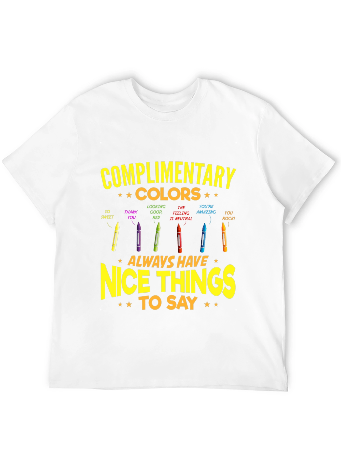 Complimentary Colors Graphic T-Shirt