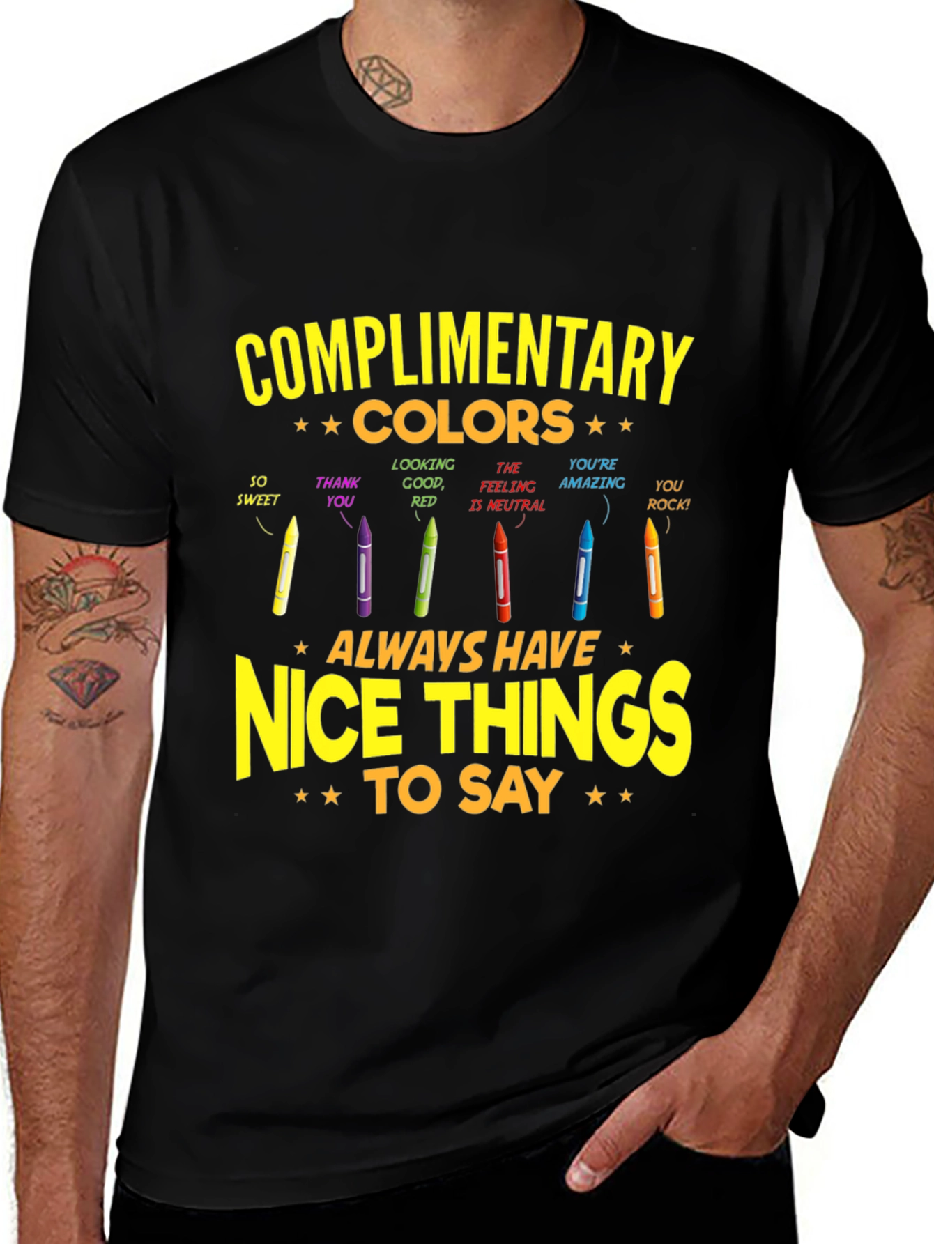 Complimentary Colors Graphic T-Shirt
