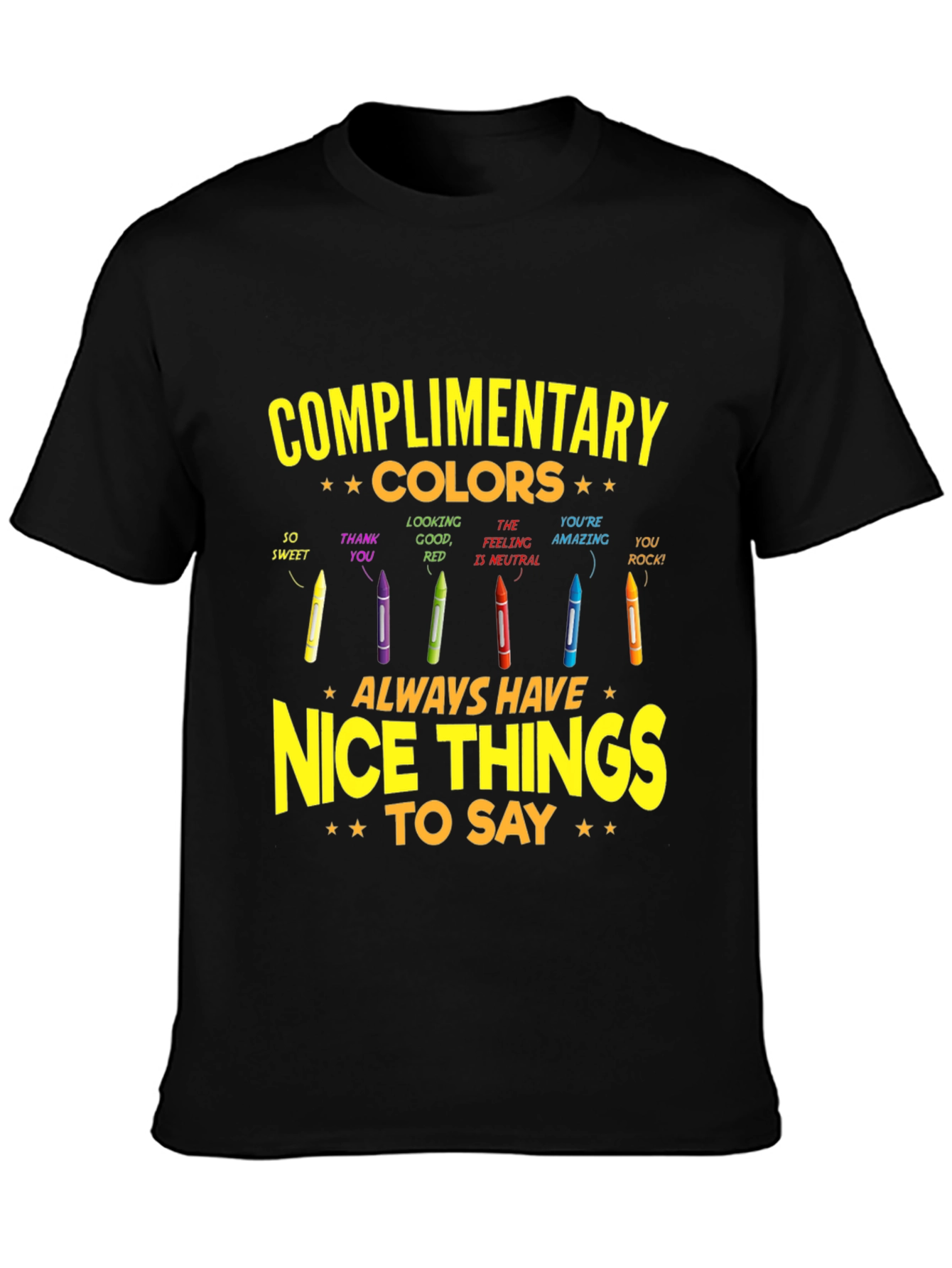 Complimentary Colors Graphic T-Shirt