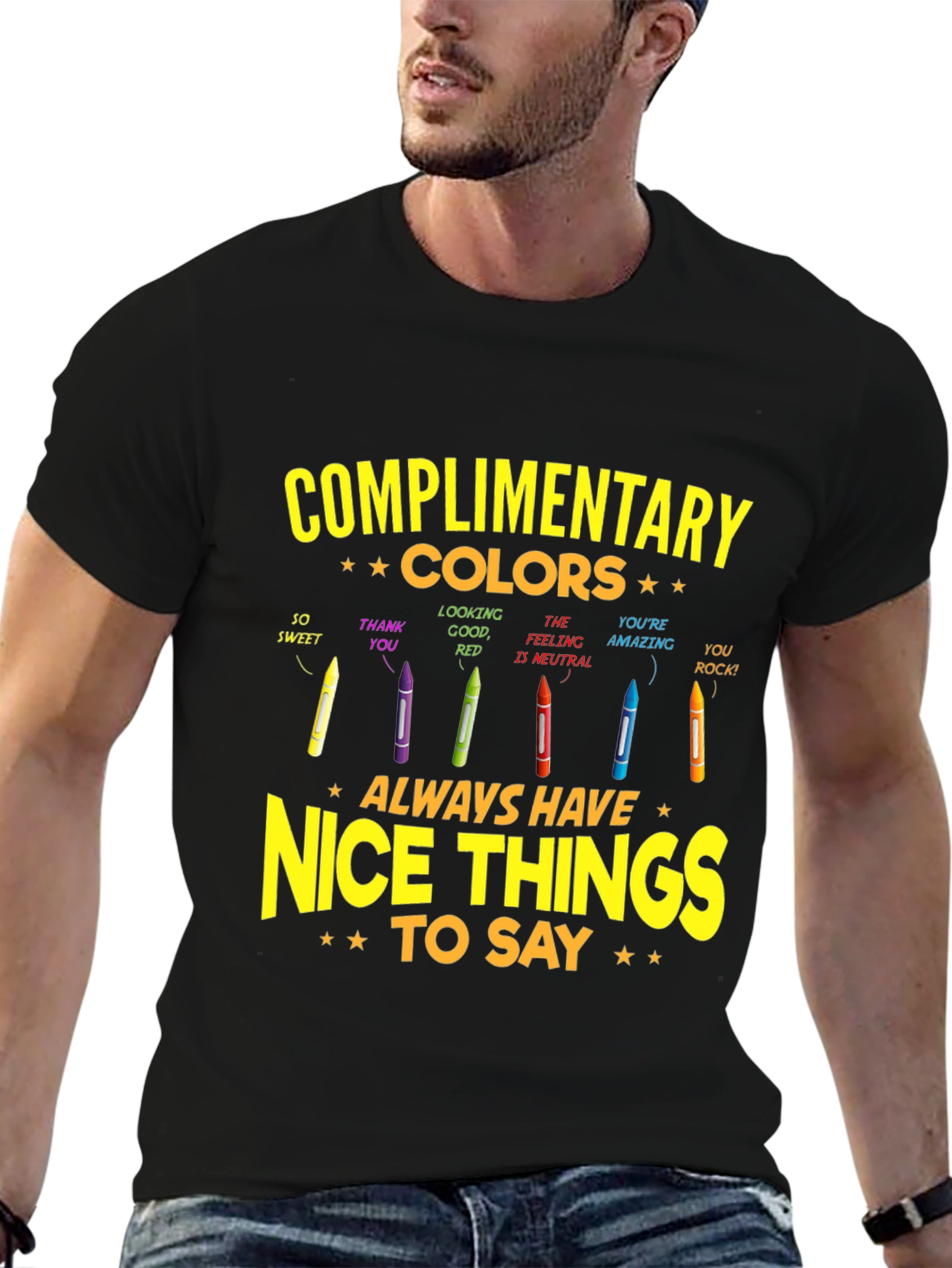 Complimentary Colors Graphic T-Shirt