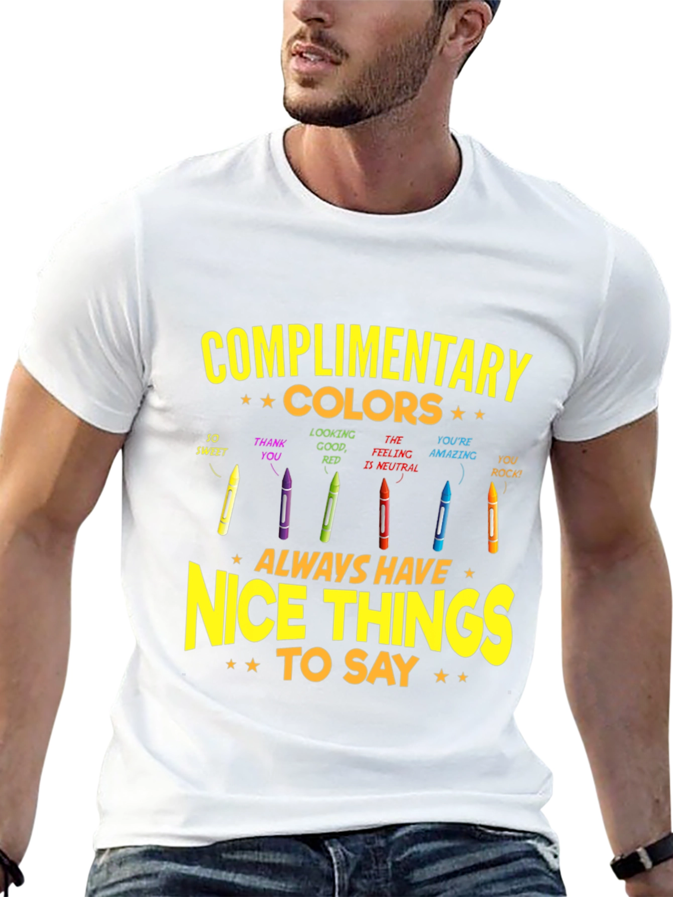 Complimentary Colors Graphic T-Shirt