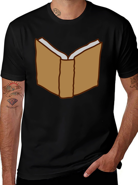 Book Lover T-Shirt - Open Book Graphic Tee