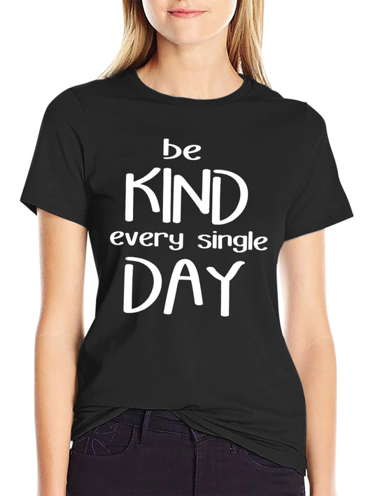 Be Kind Everyday Black T-Shirt