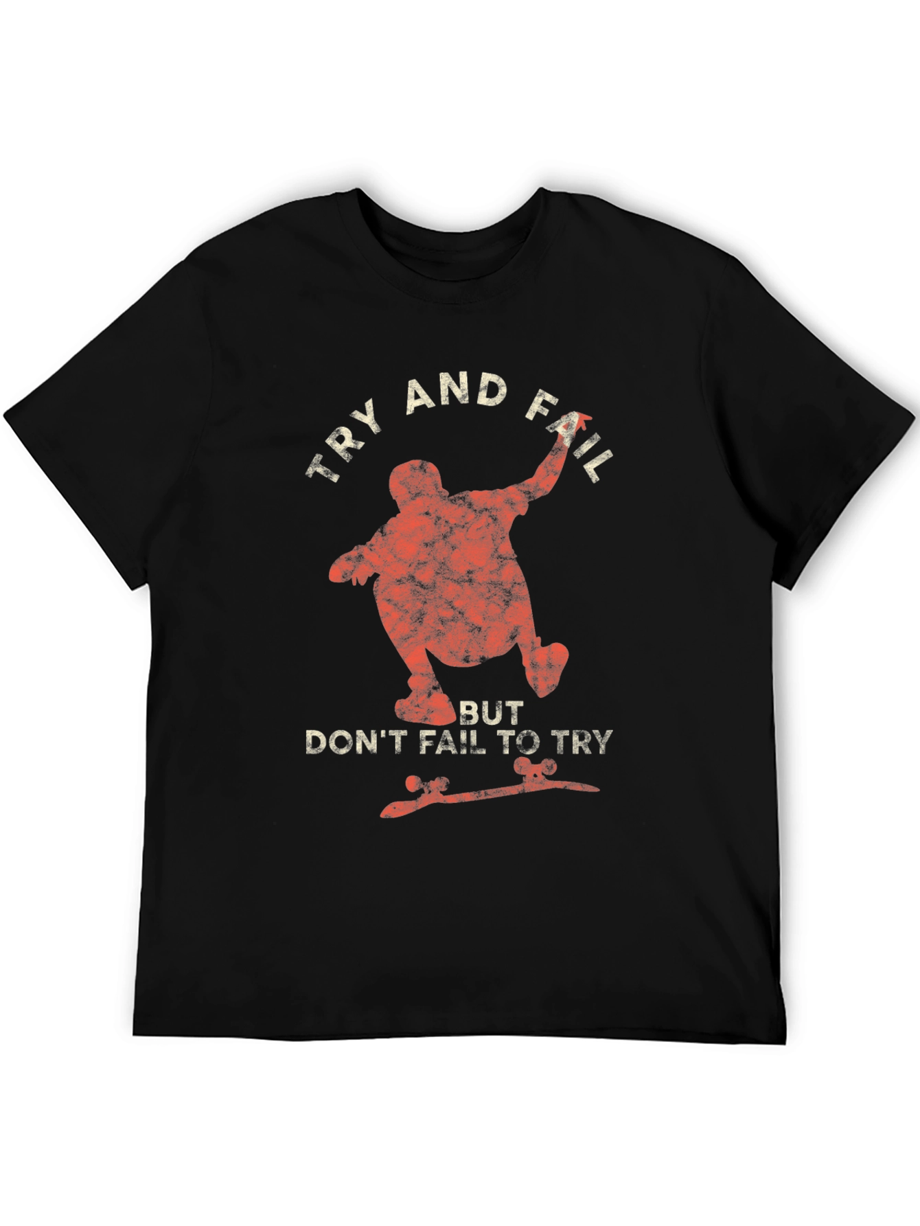 Try and Fail Skateboarder Graphic T-Shirt