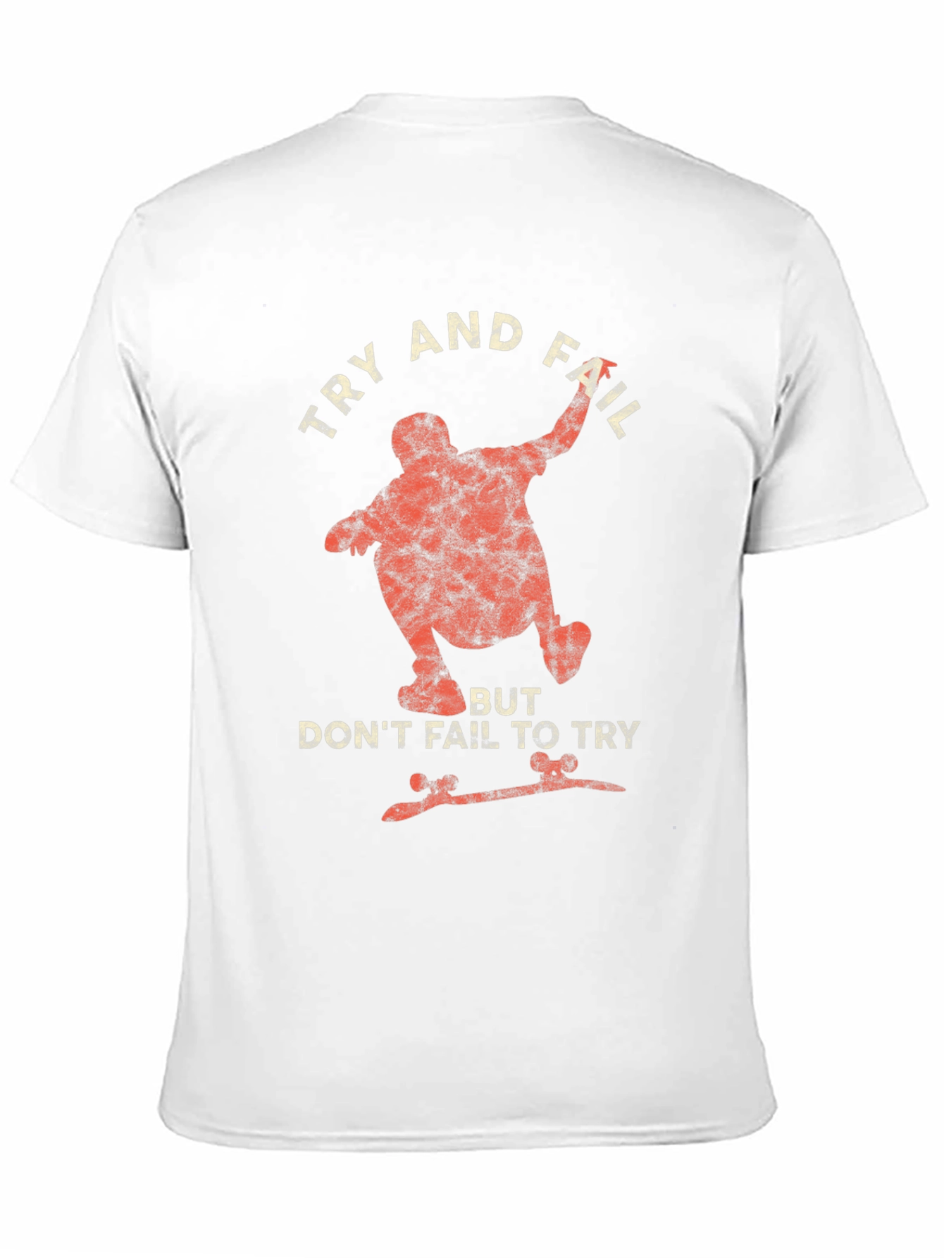 Try and Fail Skateboarder Graphic T-Shirt
