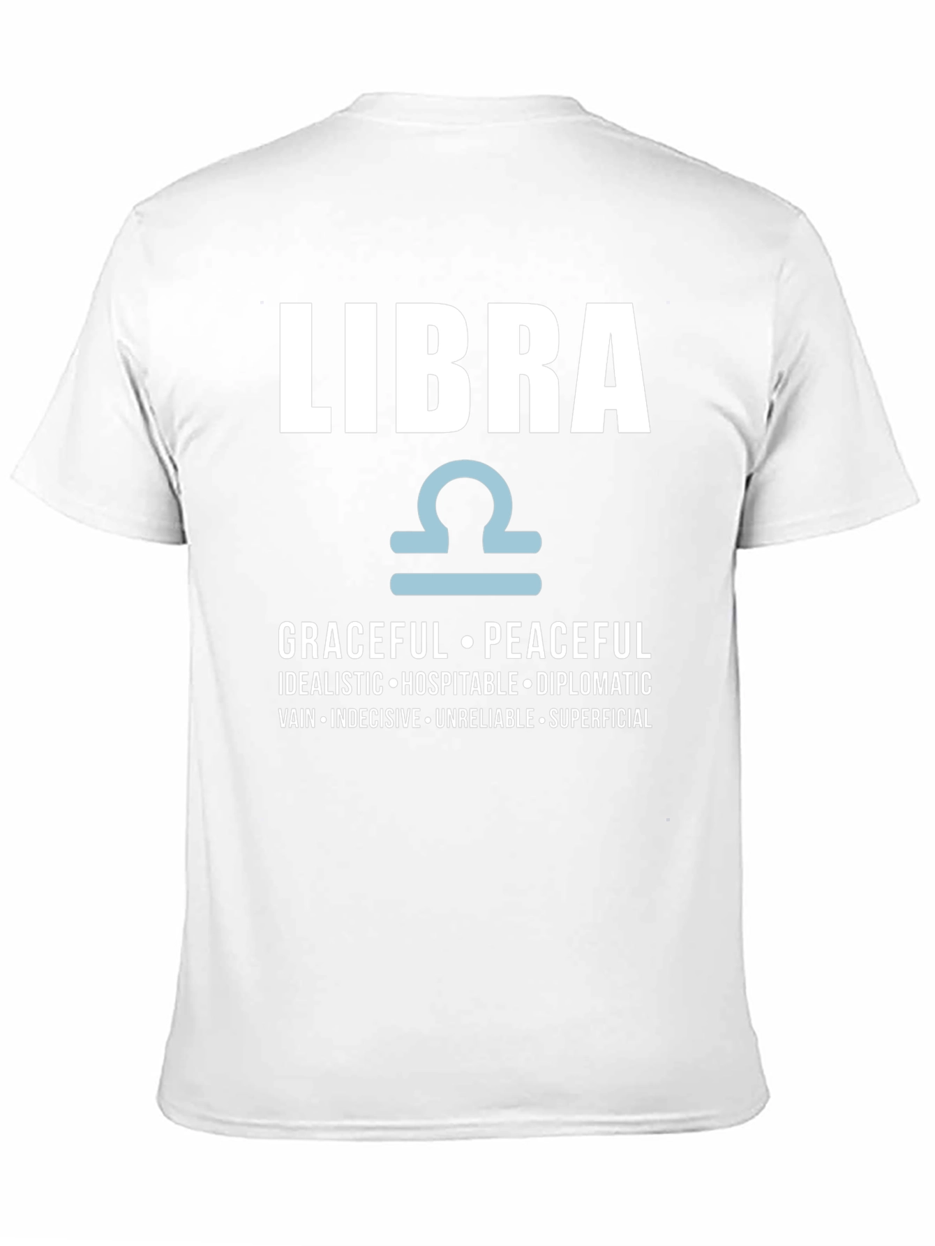 Libra Zodiac T-Shirt Graceful Peaceful Tee