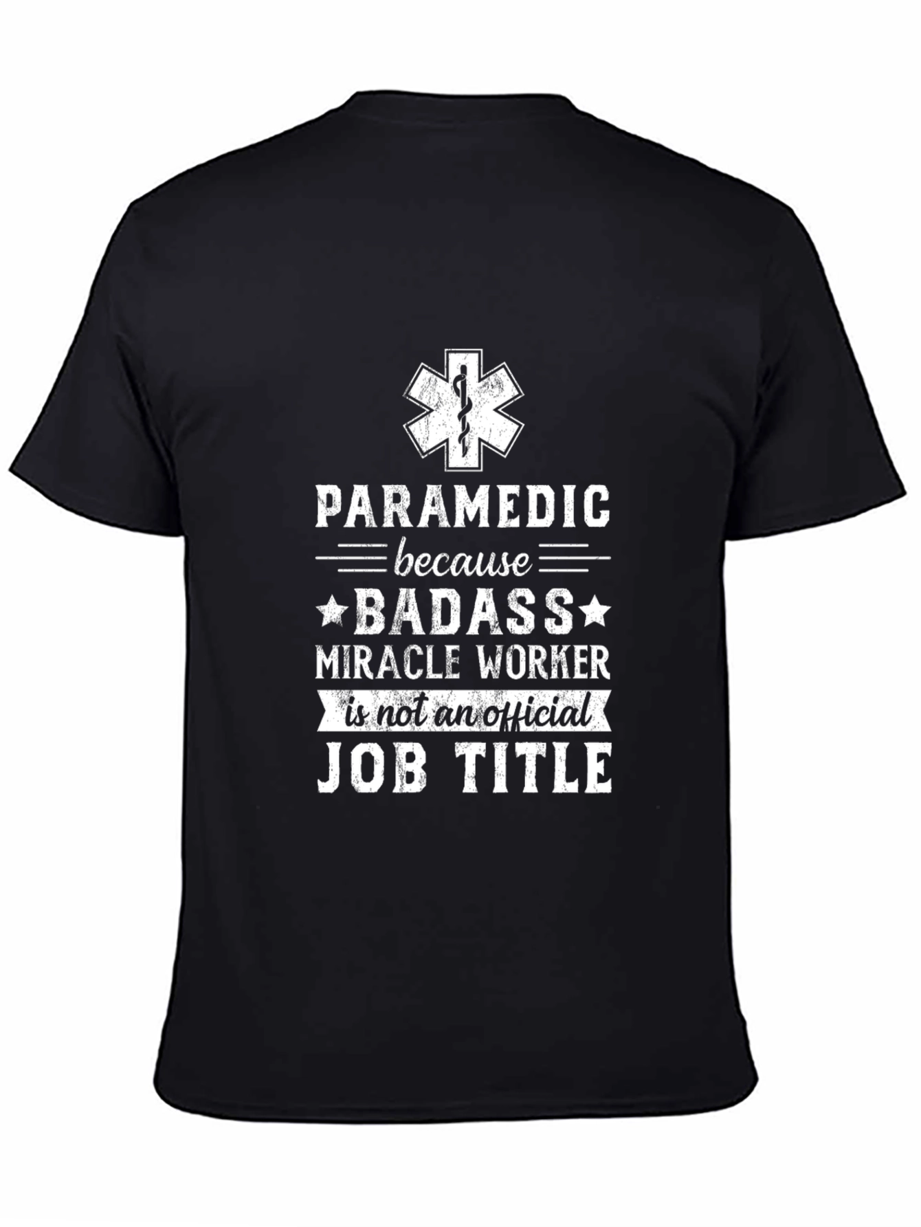 Paramedic Badass Job Title T-Shirt