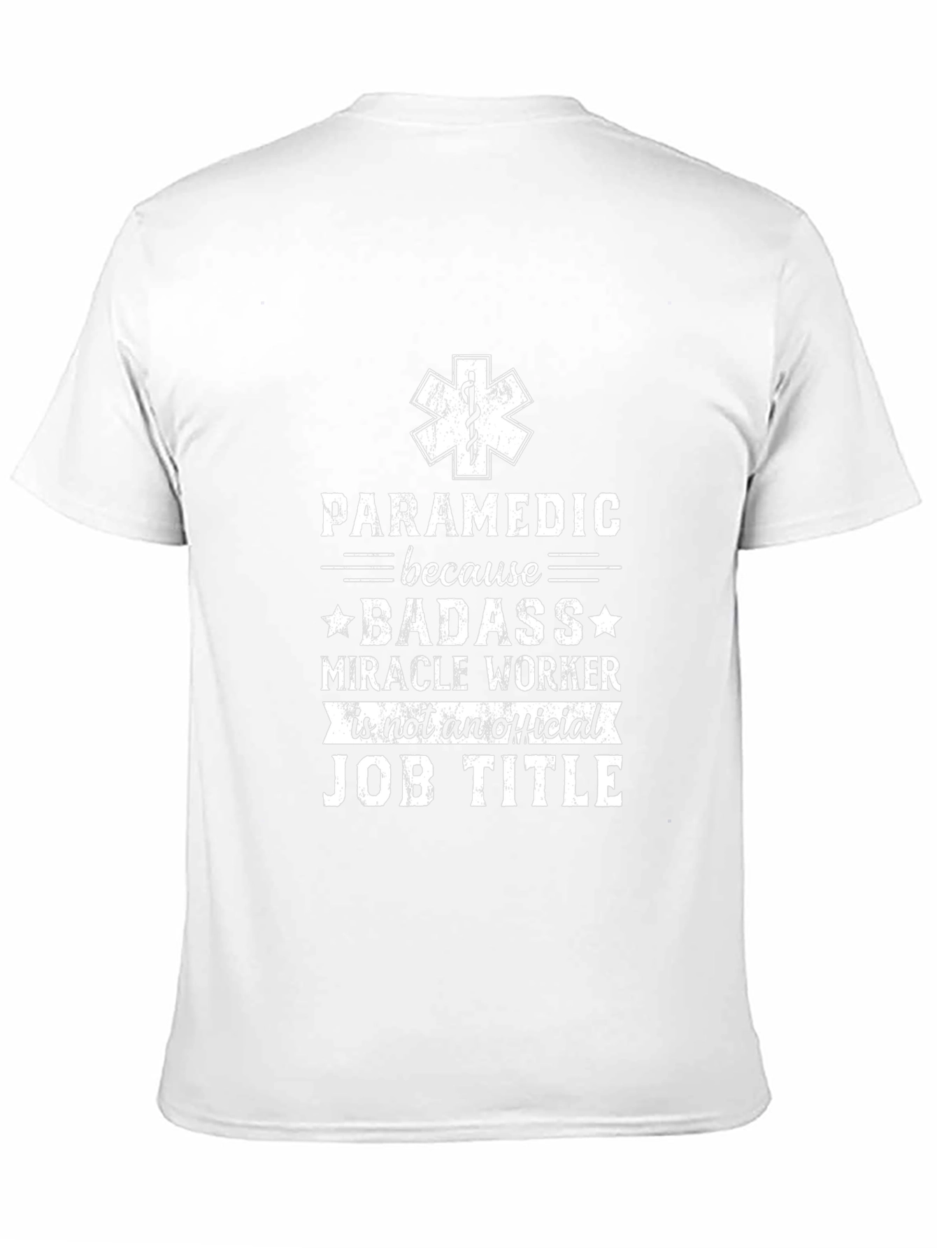 Paramedic Badass Job Title T-Shirt