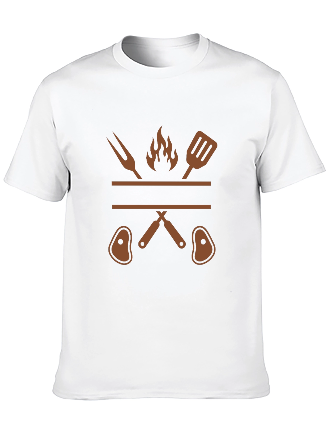 BBQ Grill Master T-Shirt - Black Casual Fit